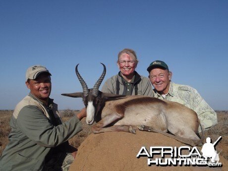 Springbok hunt with Wintershoek Johnny Vivier Safaris