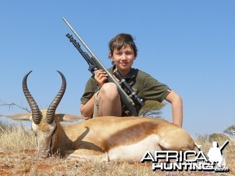 Springbok hunt with Wintershoek Johnny Vivier Safaris