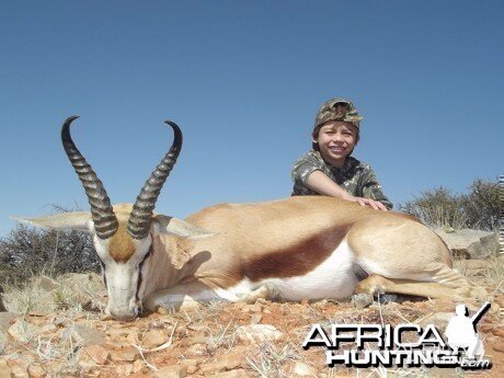 Springbok hunt with Wintershoek Johnny Vivier Safaris