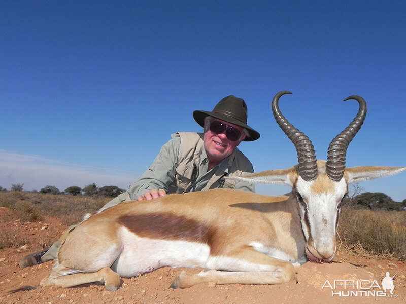 Springbok hunt with Wintershoek Johnny Vivier Safaris