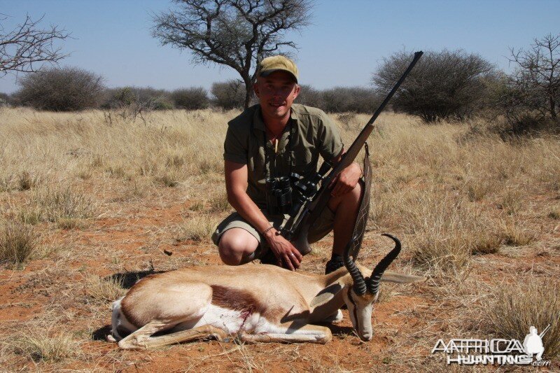 Springbok hunted in Namibia