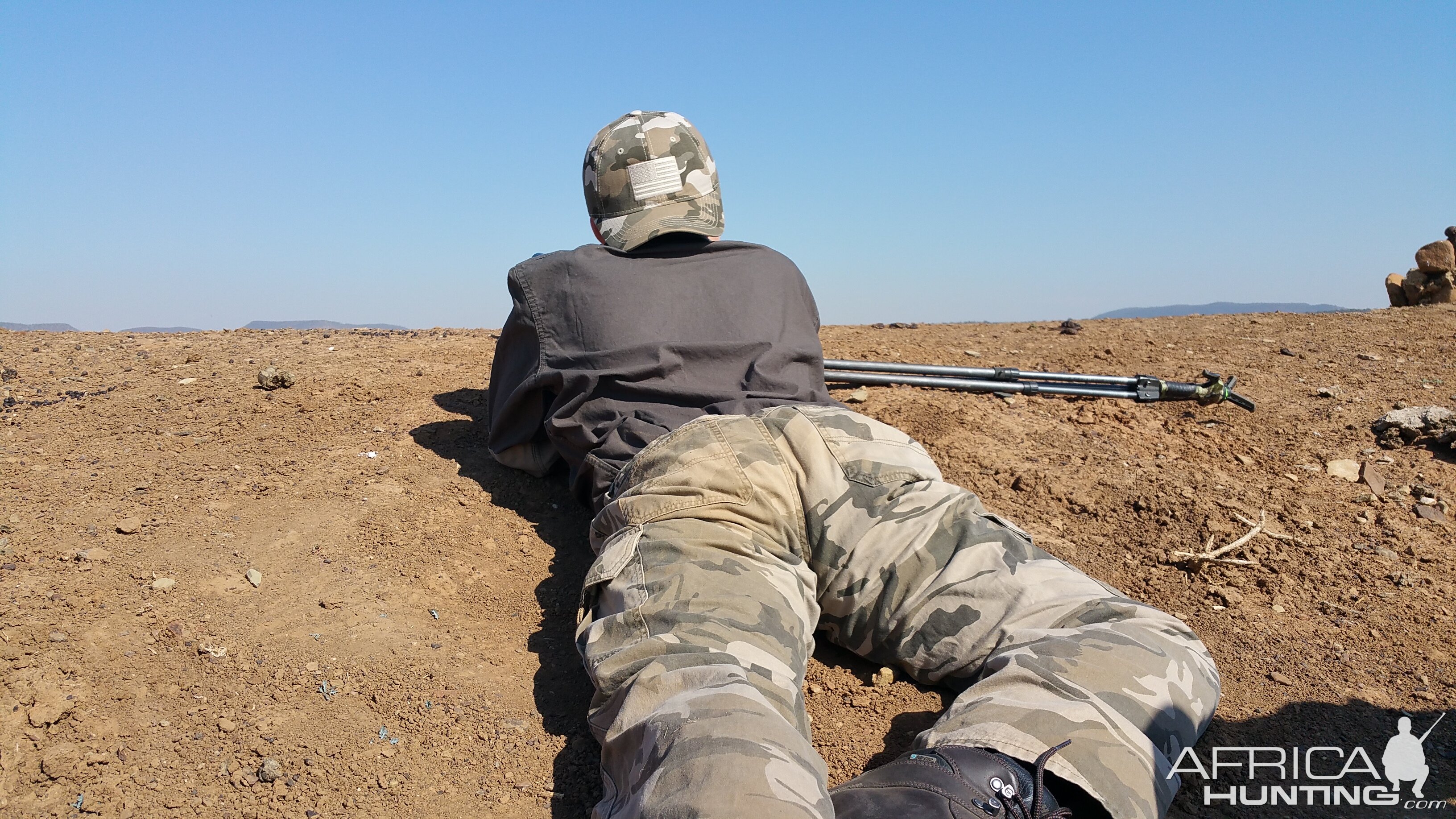 Springbok Sniper. Patiently waiting...