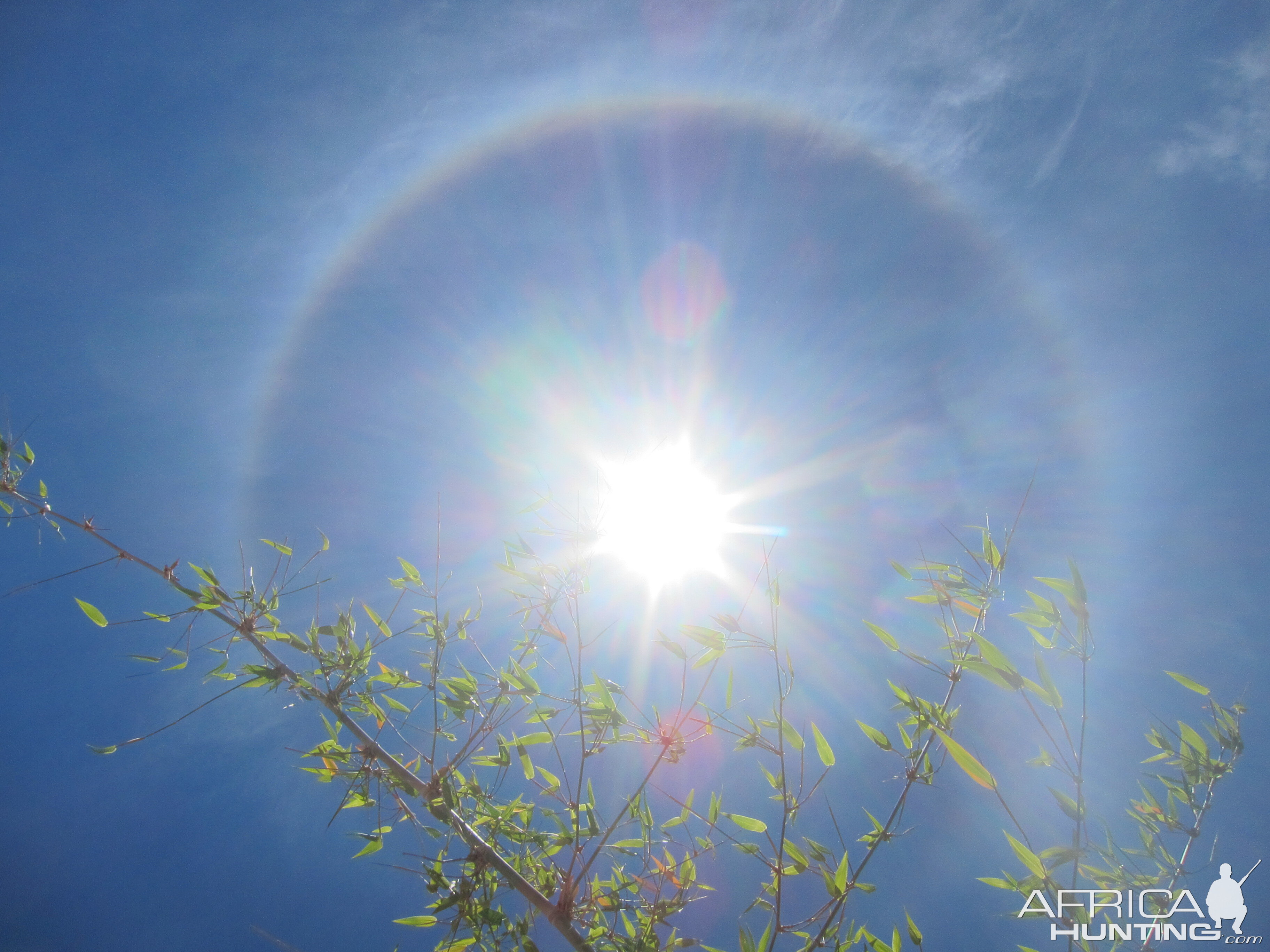 Sun Halo in Namibia