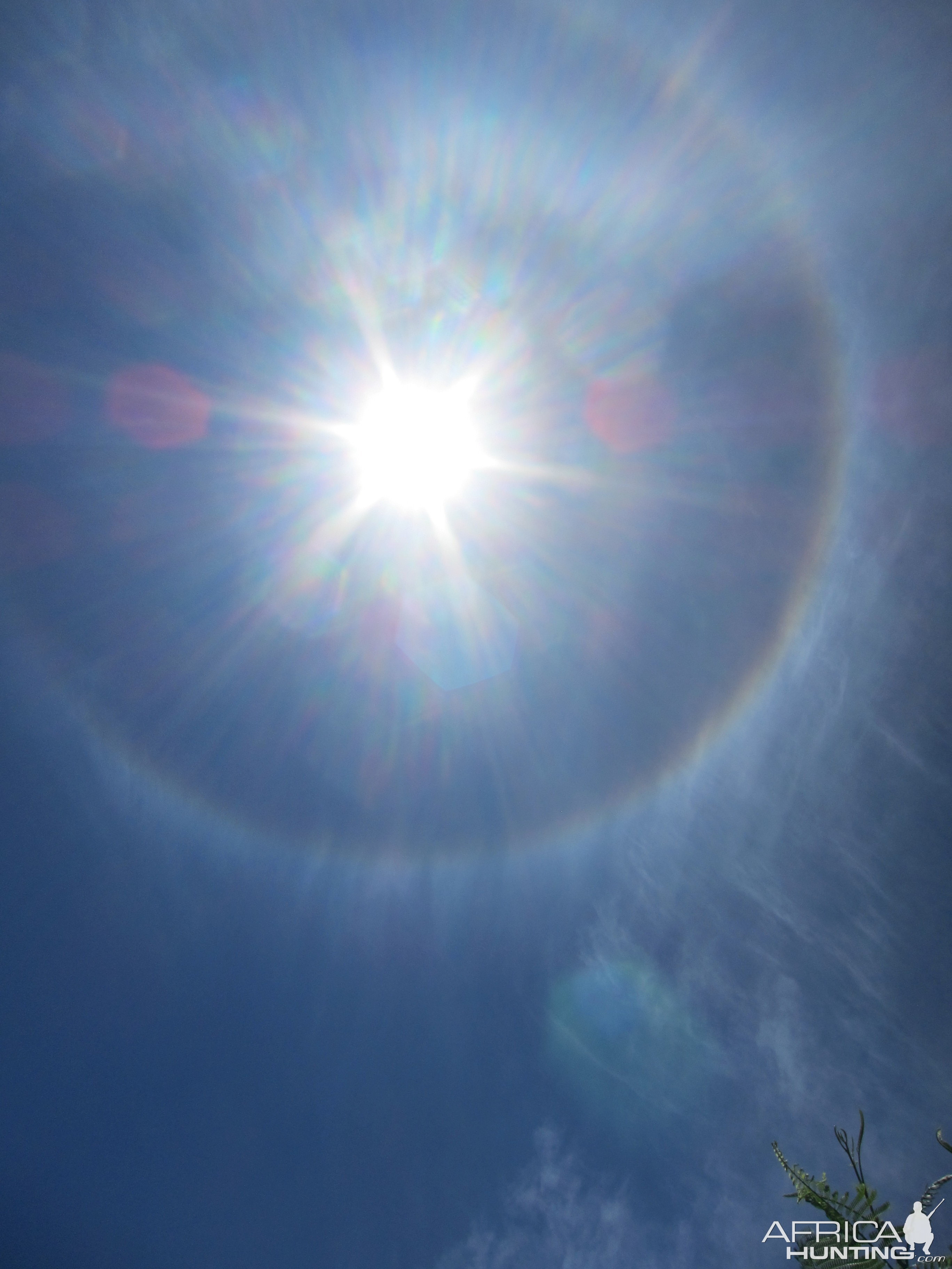 Sun Halo in Namibia