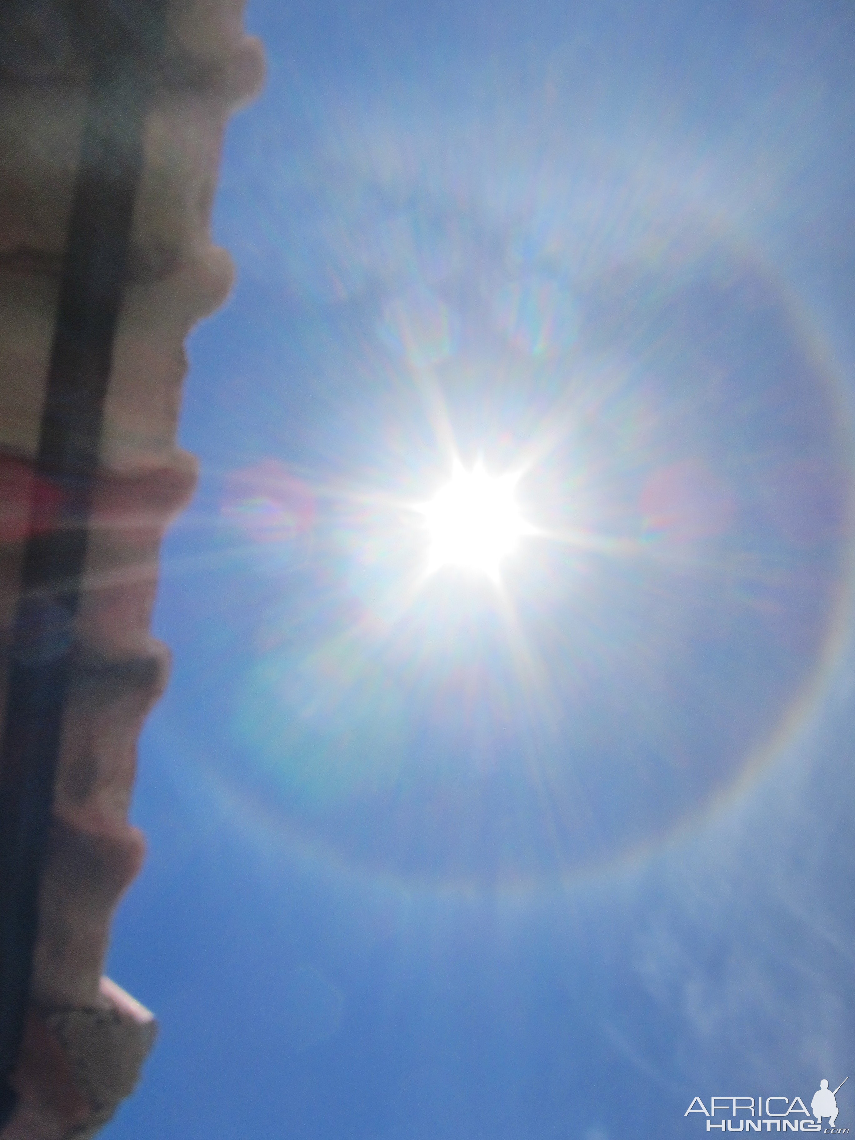 Sun Halo in Namibia