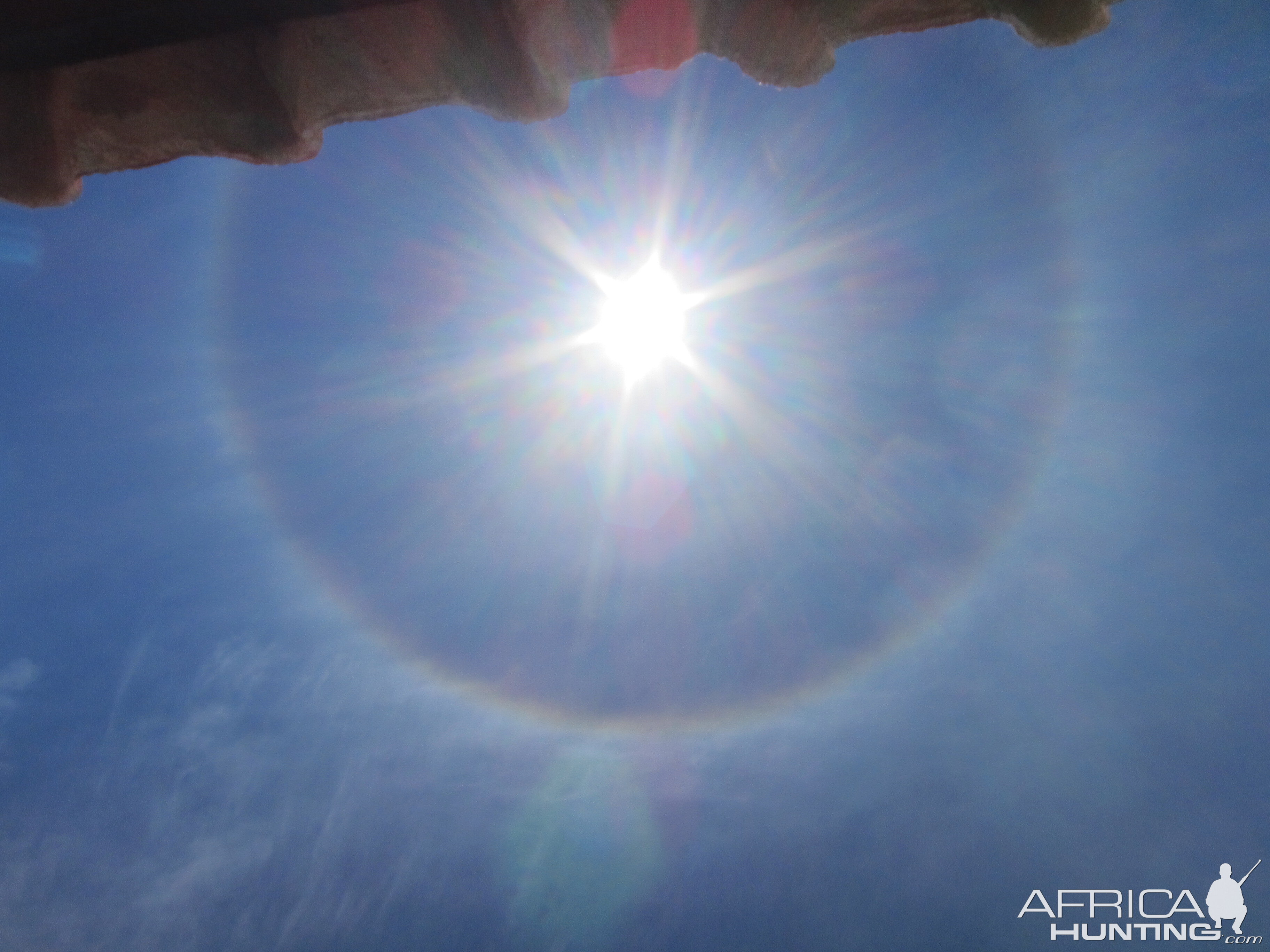 Sun Halo in Namibia