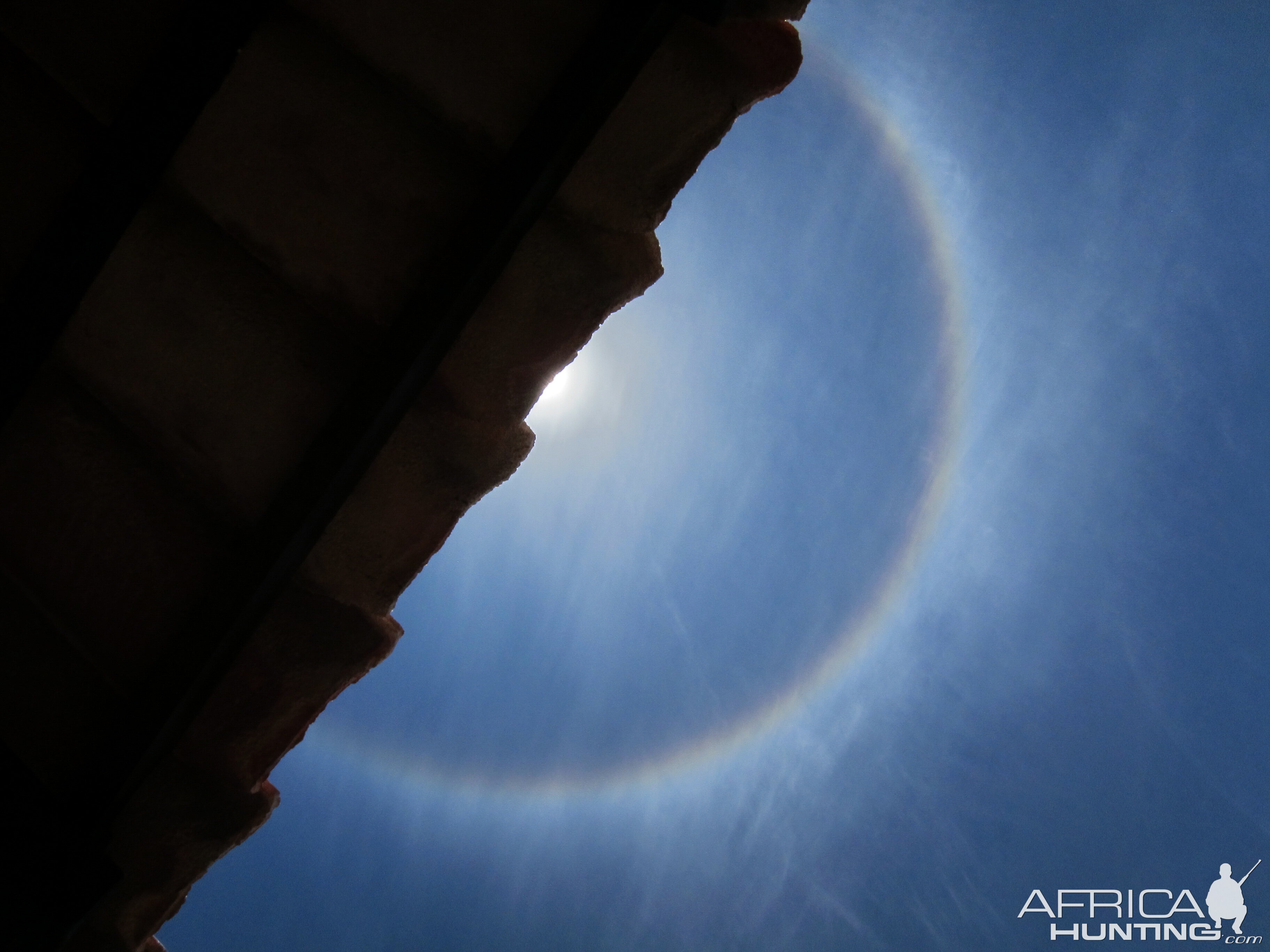 Sun Halo in Namibia