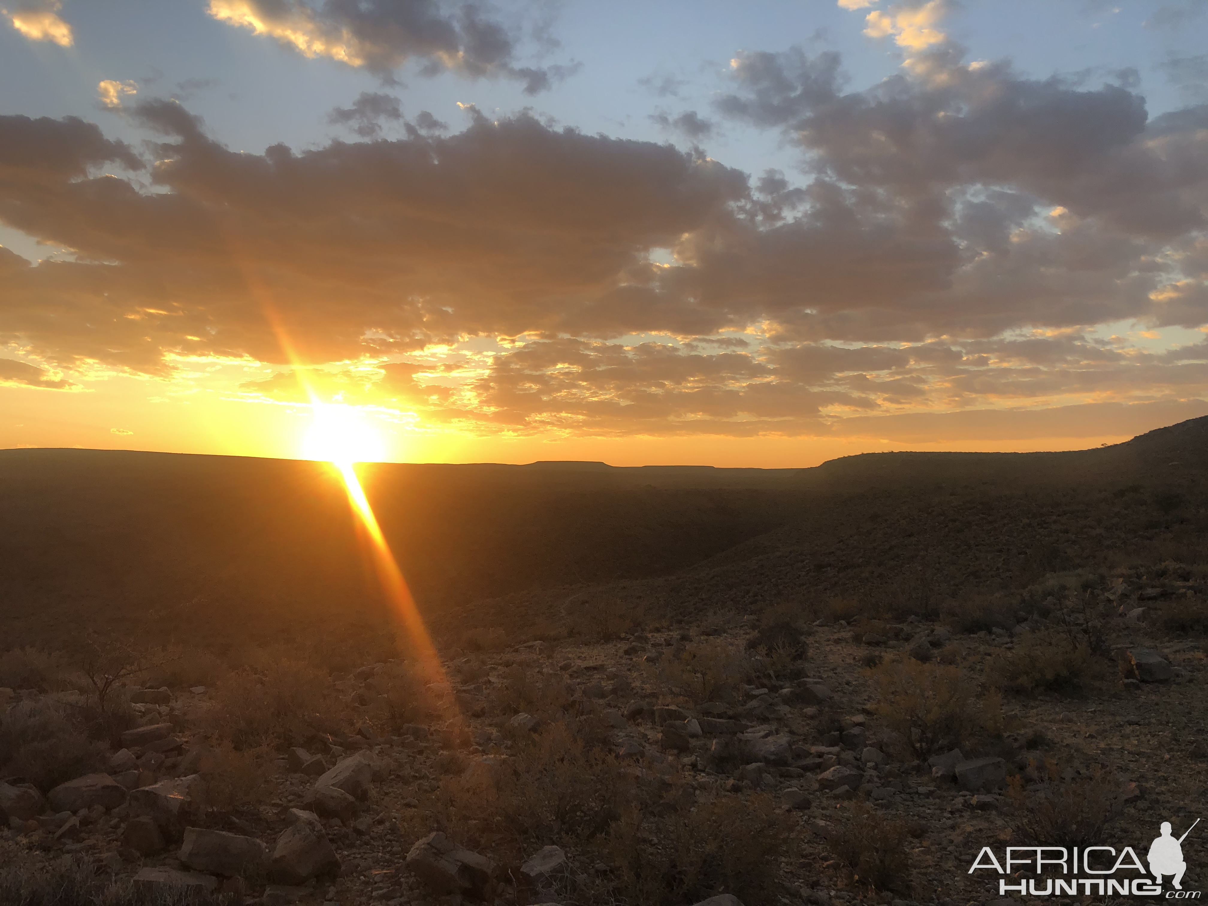 Sundowners in the sunset