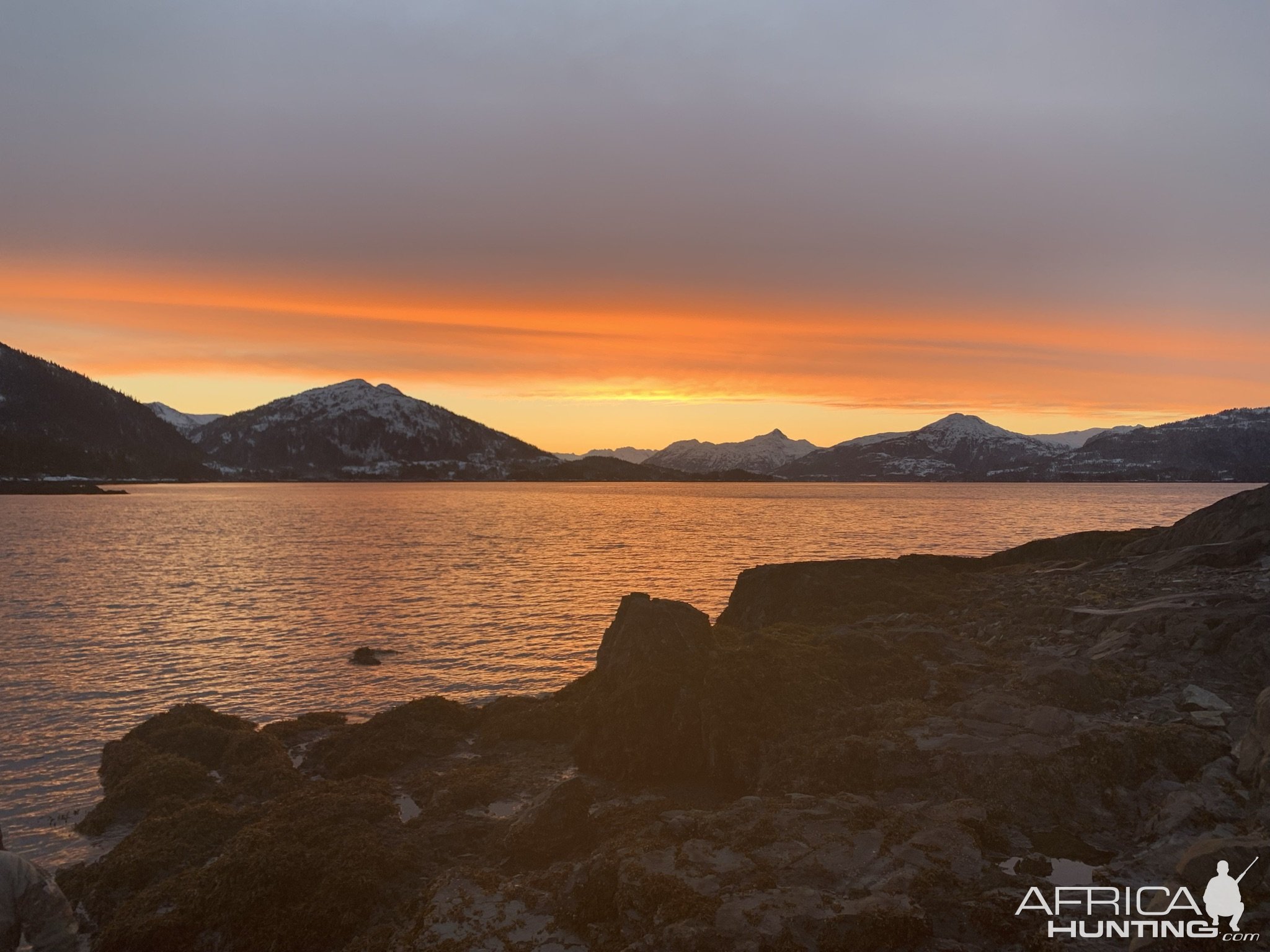 Sunset Anchorage Alaska