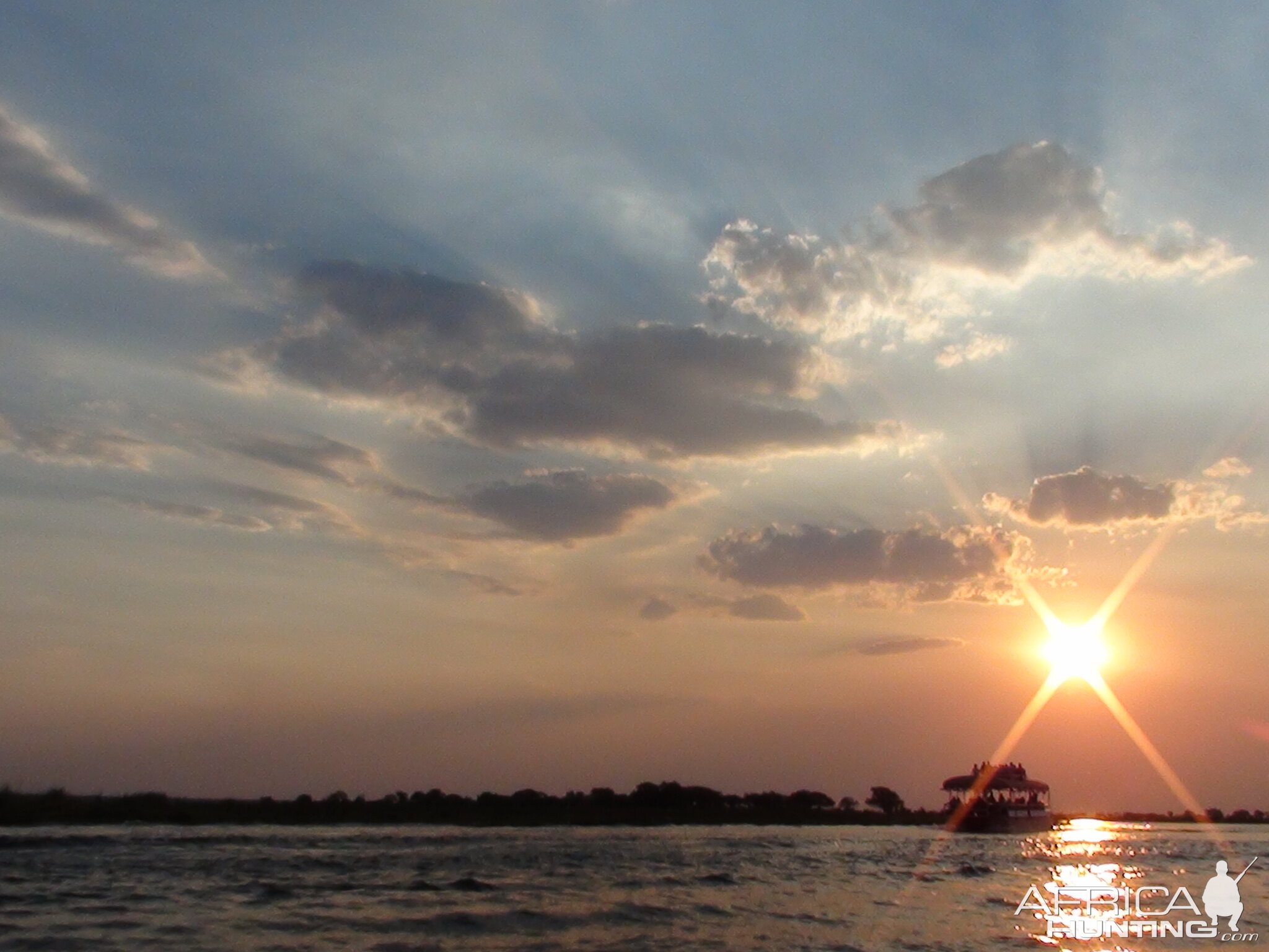 Sunset Caprivi Namibia