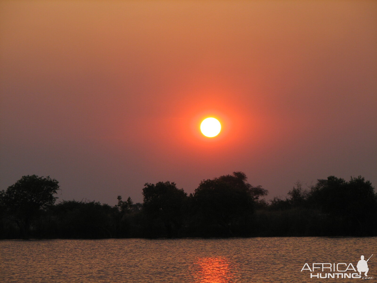 Sunset Caprivi Namibia