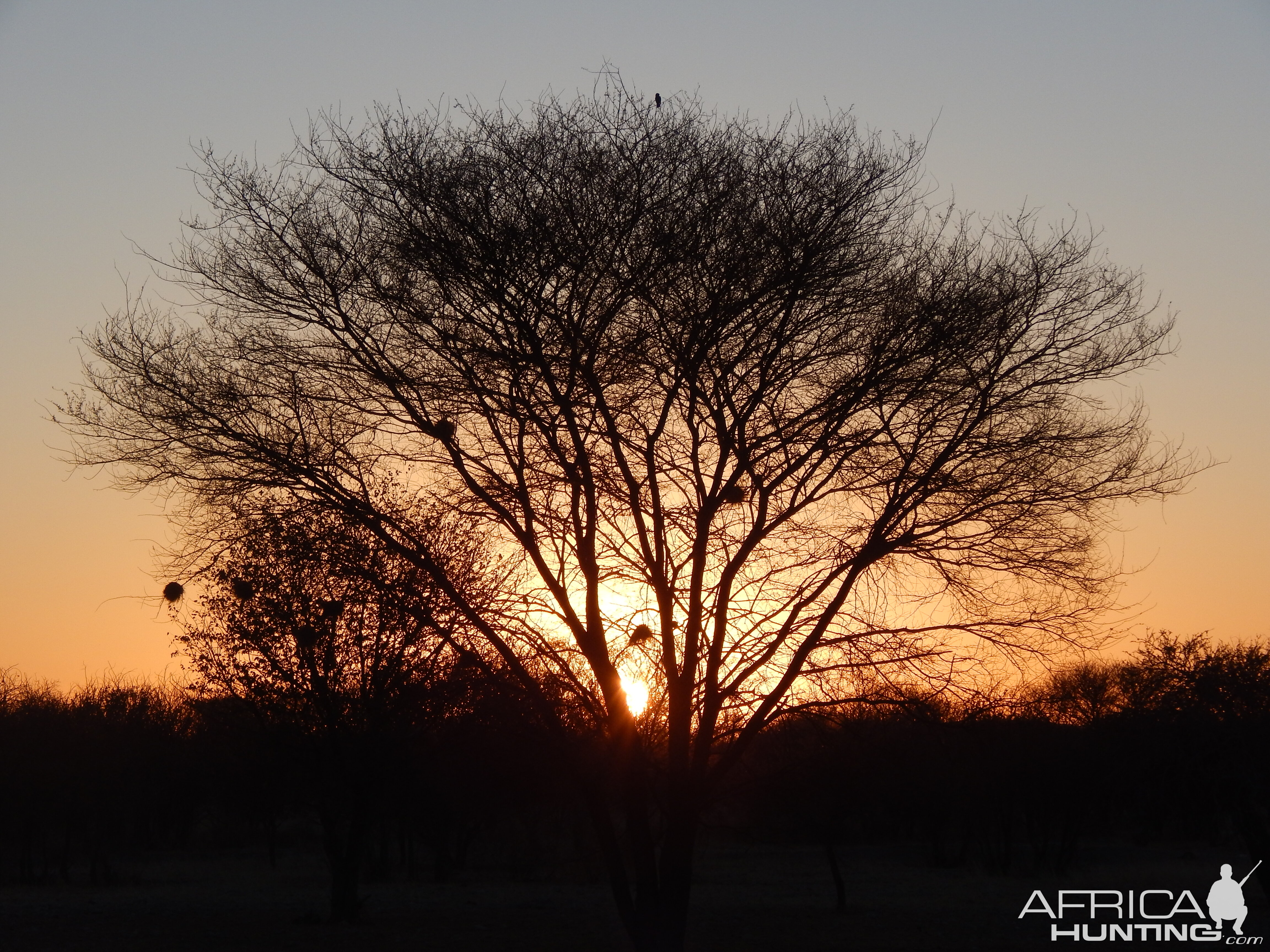 Sunset in Namibia