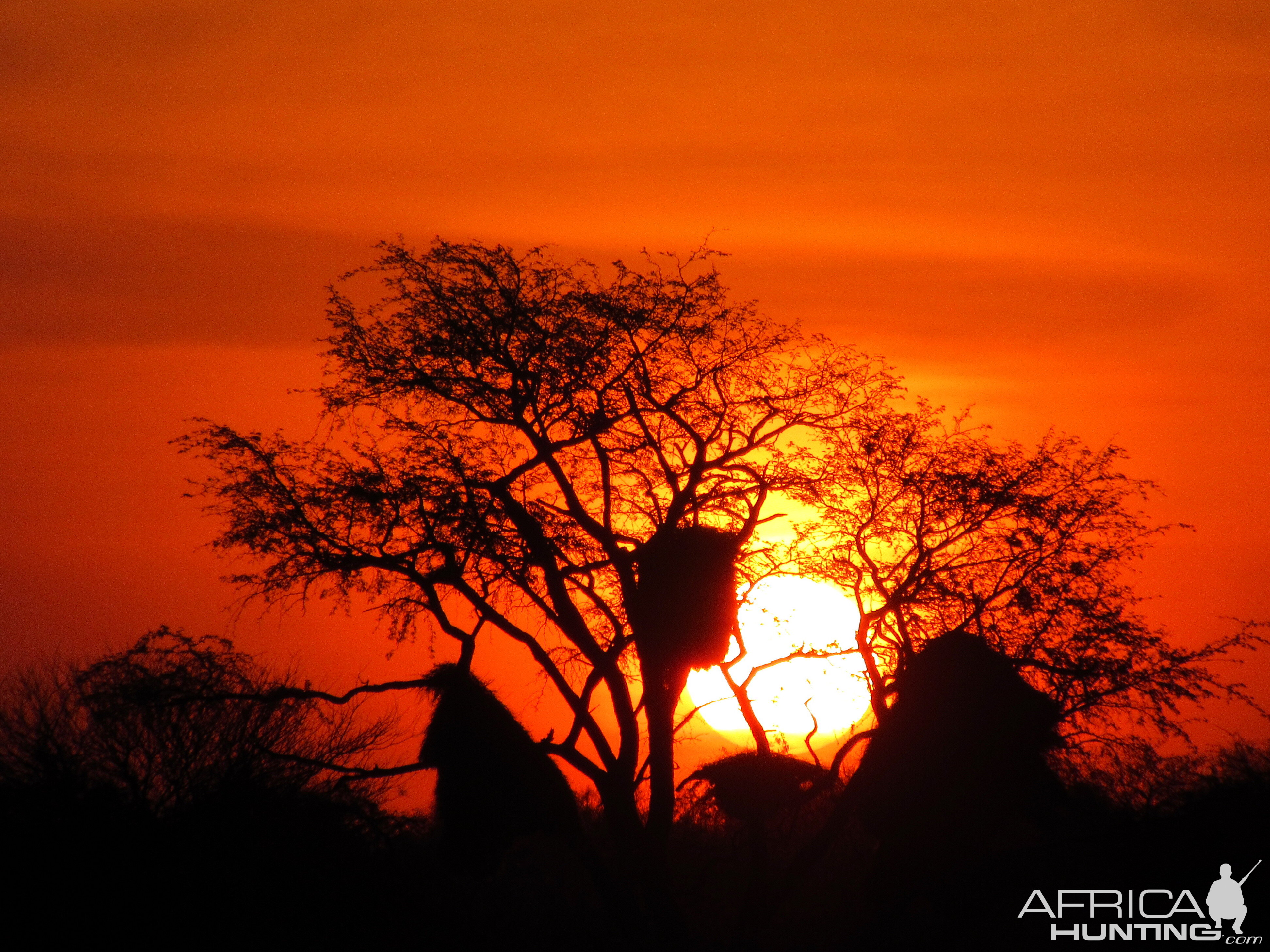 Sunset in Namibia