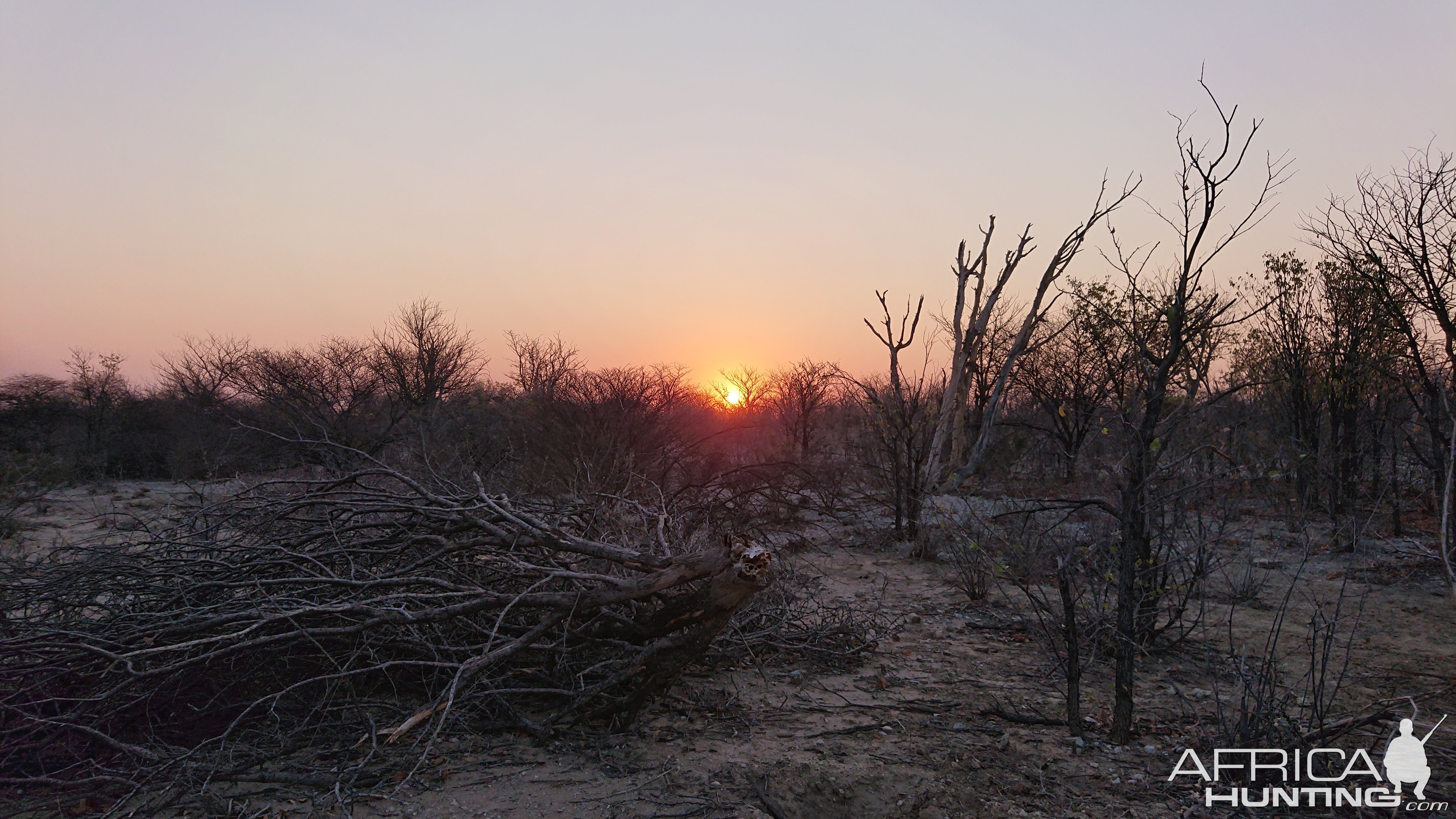 Sunset in Namibia