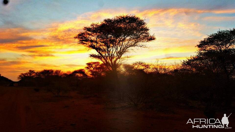 Sunset in South Africa