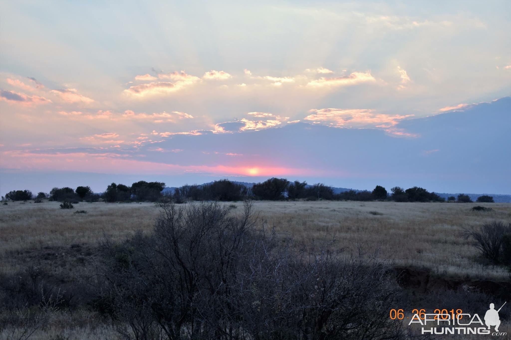 Sunset in South Africa