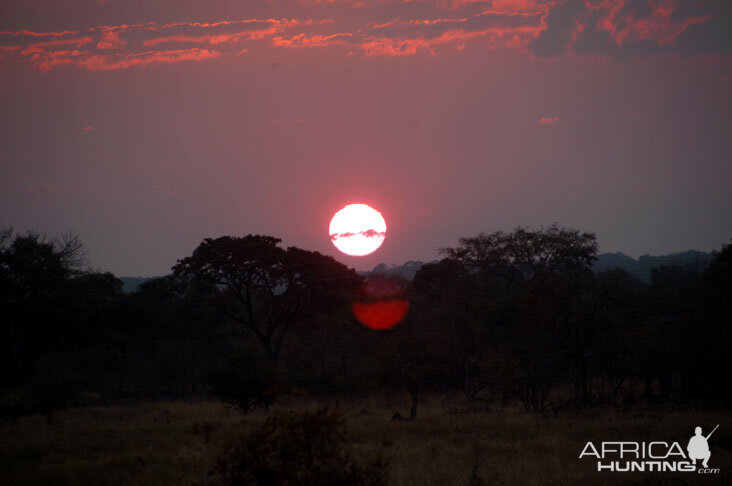 Sunset in Zambia