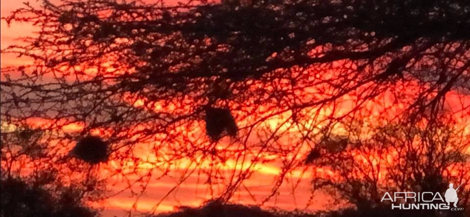 Sunset in Zimbabwe