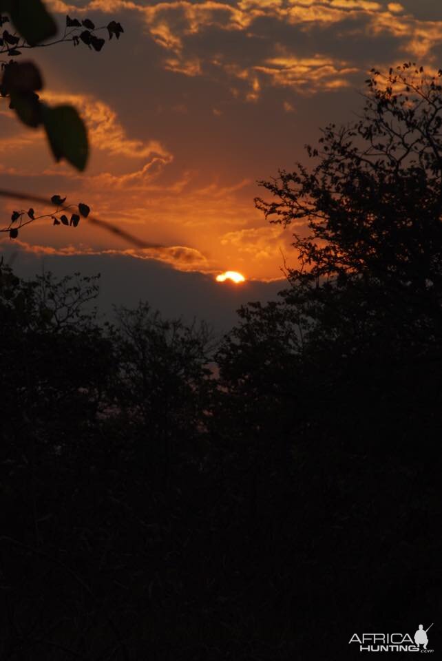 Sunset in Zimbabwe