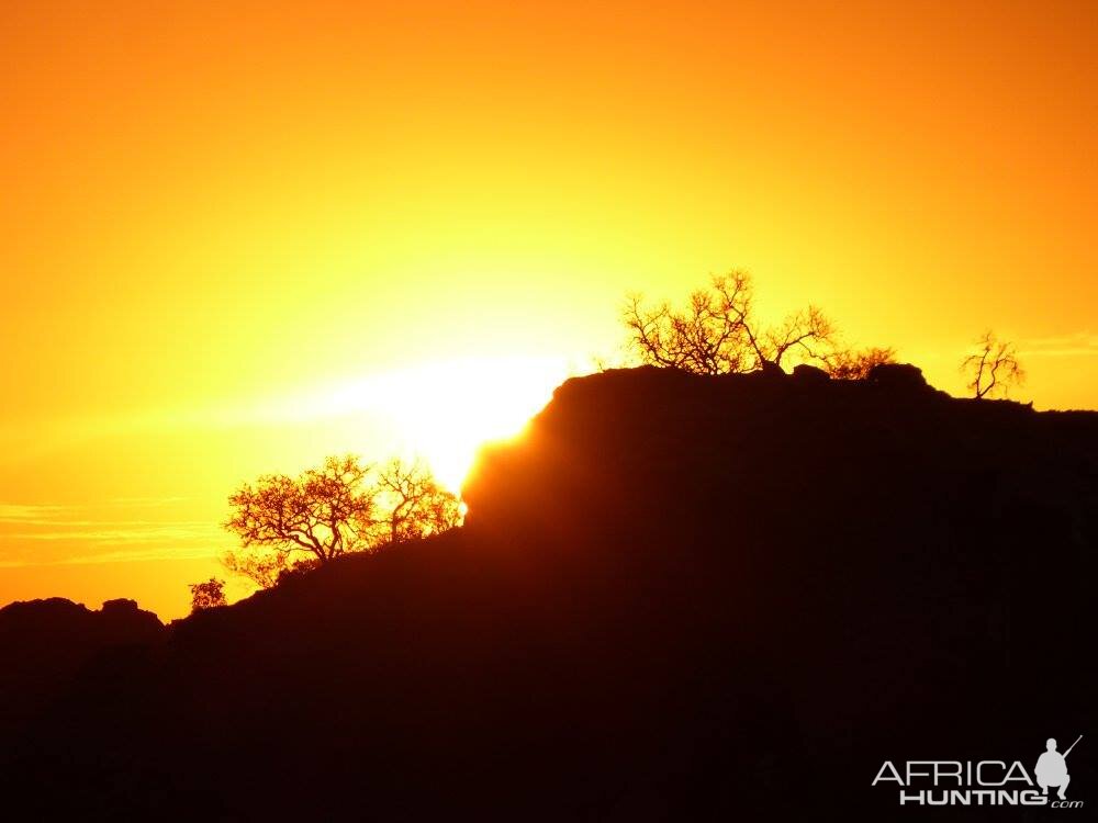 Sunset in Zimbabwe