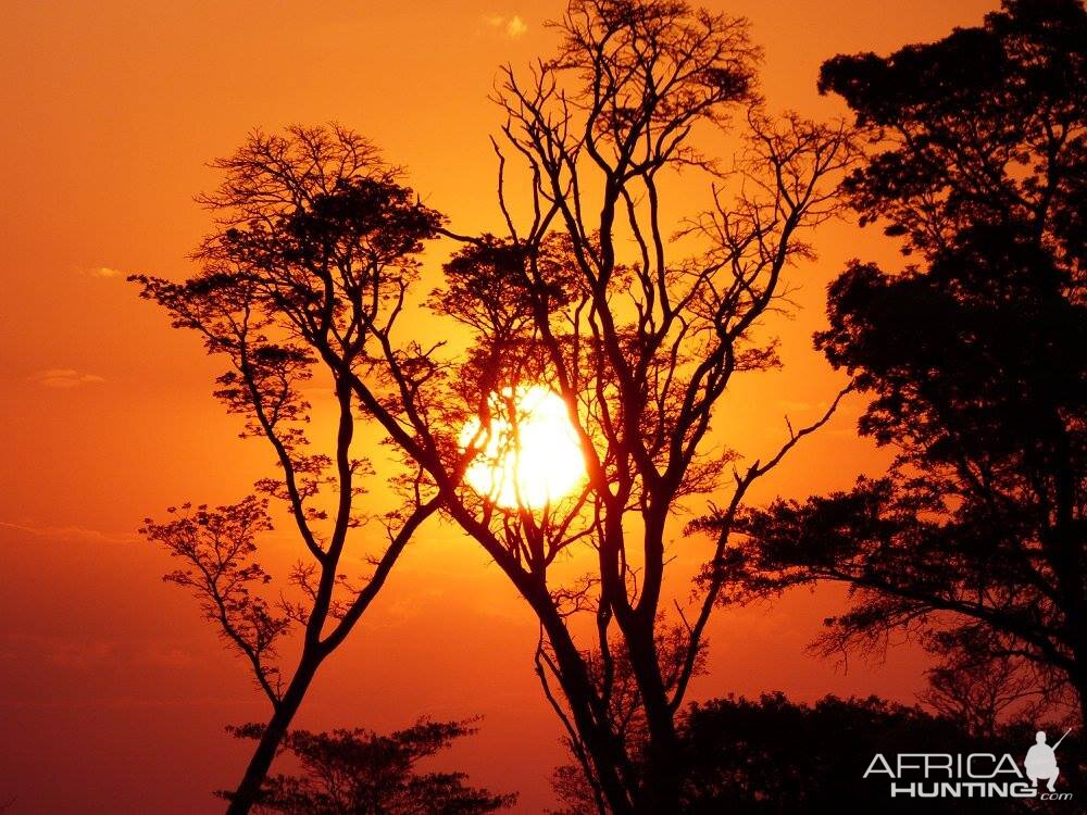 Sunset in Zimbabwe