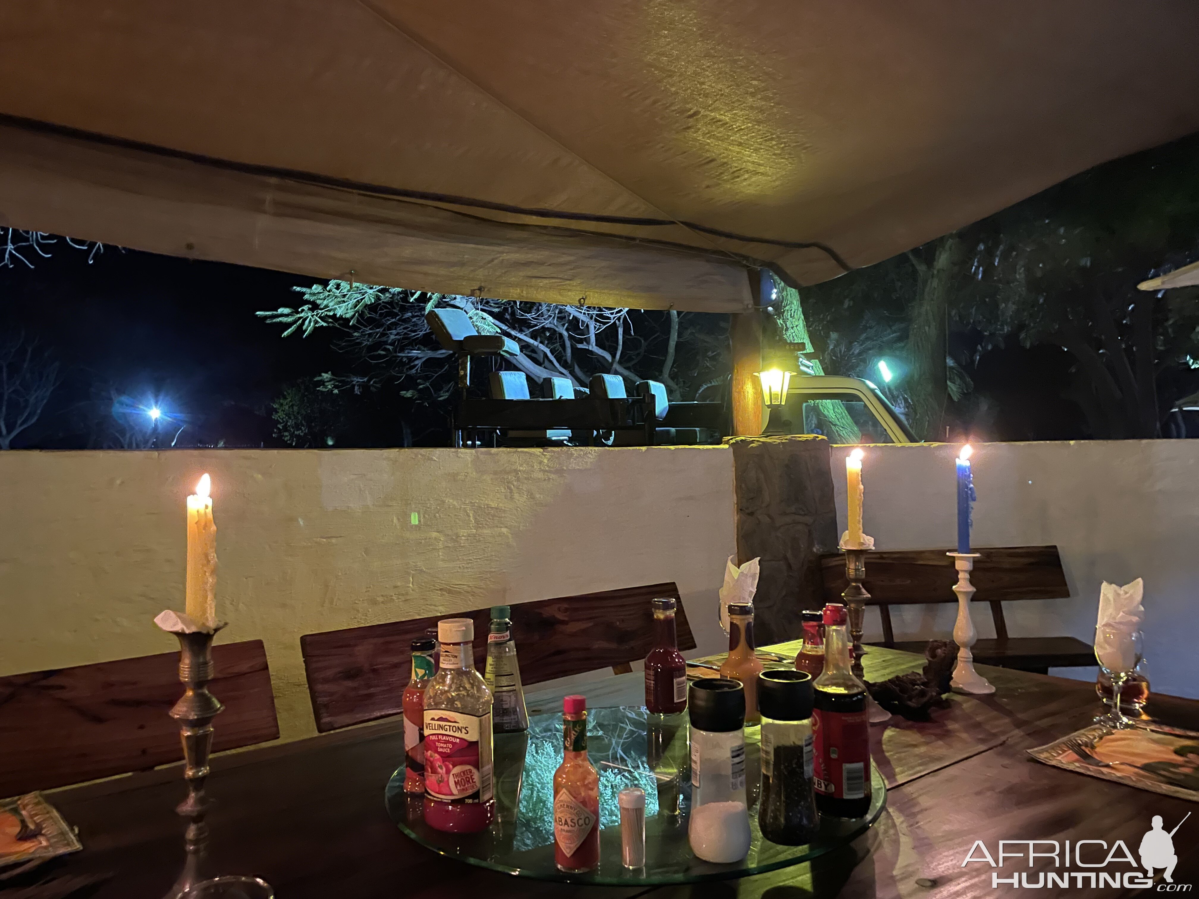 Tallyho Evening Dinner Table Setting