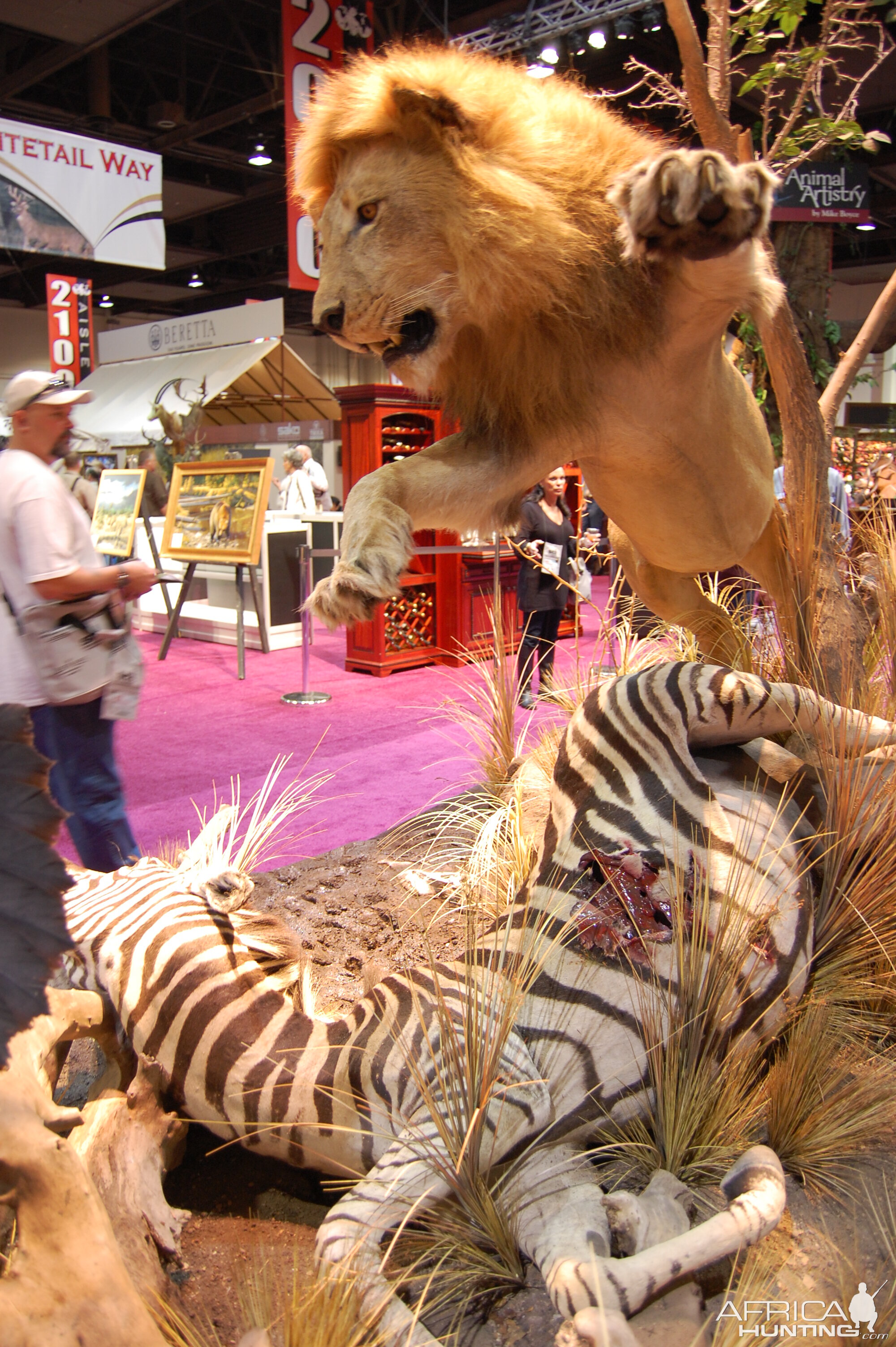 Taxidermy at Safari Club International Convention