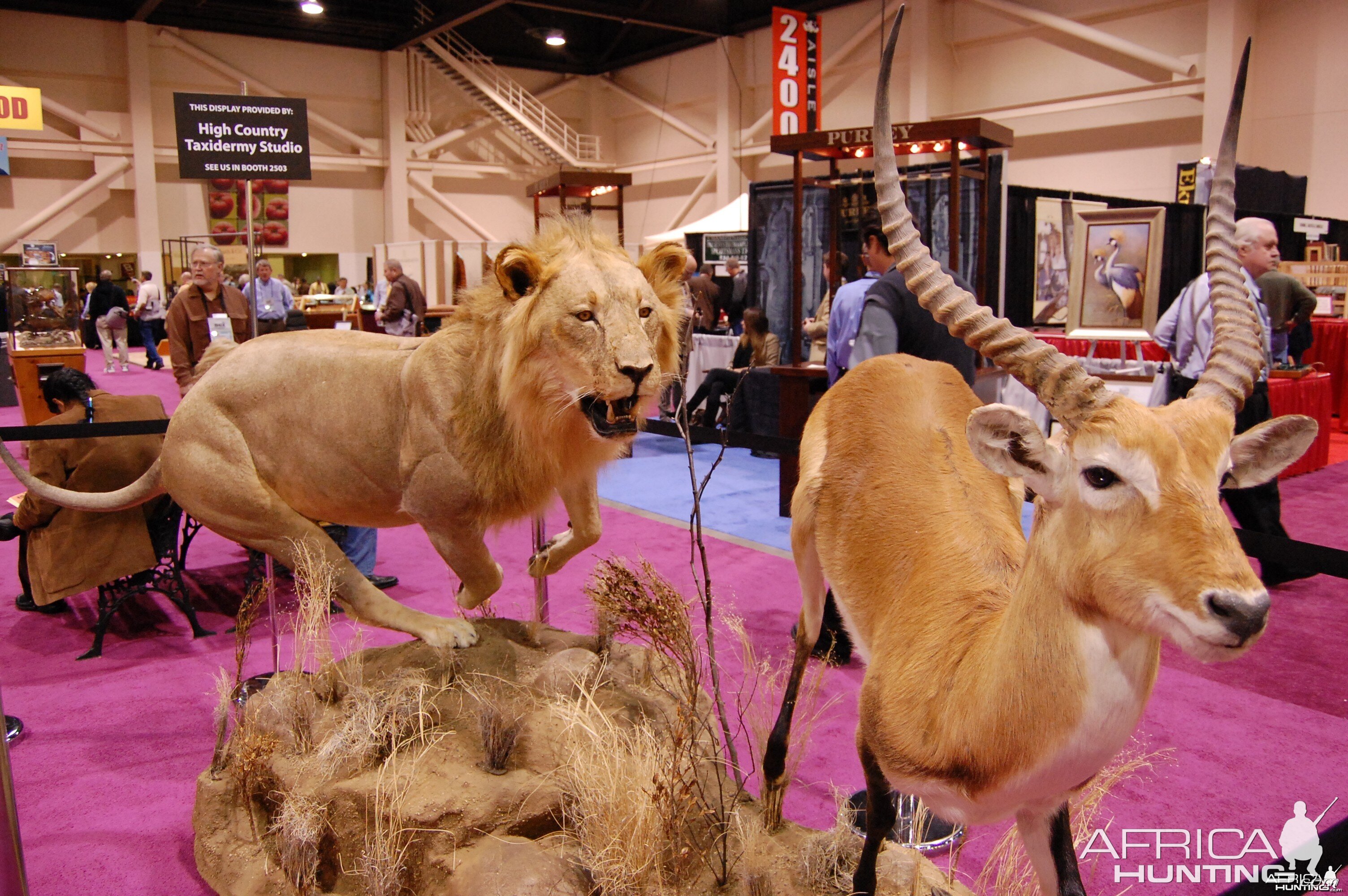 Taxidermy at Safari Club International Convention