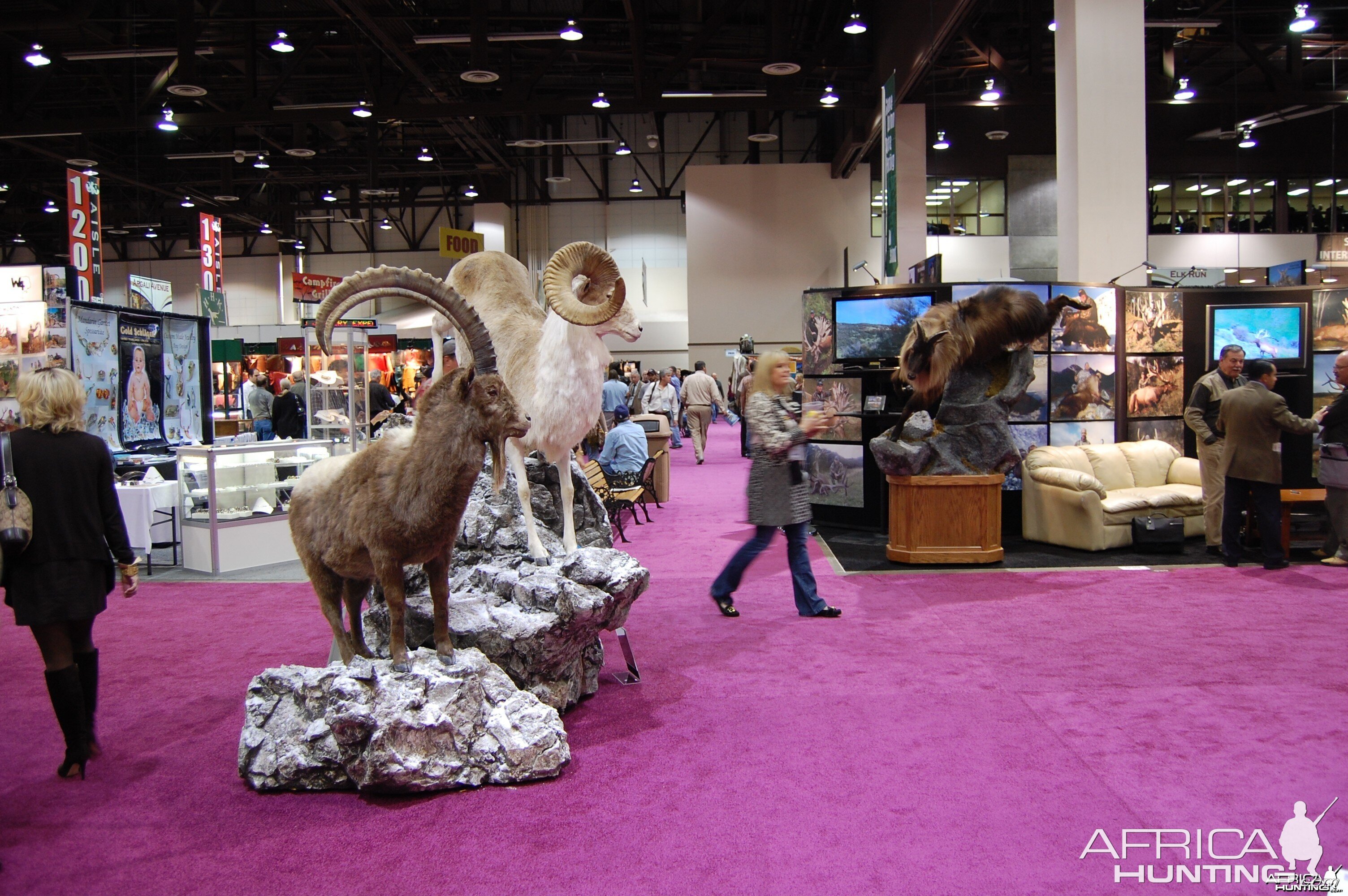 Taxidermy at Safari Club International Convention