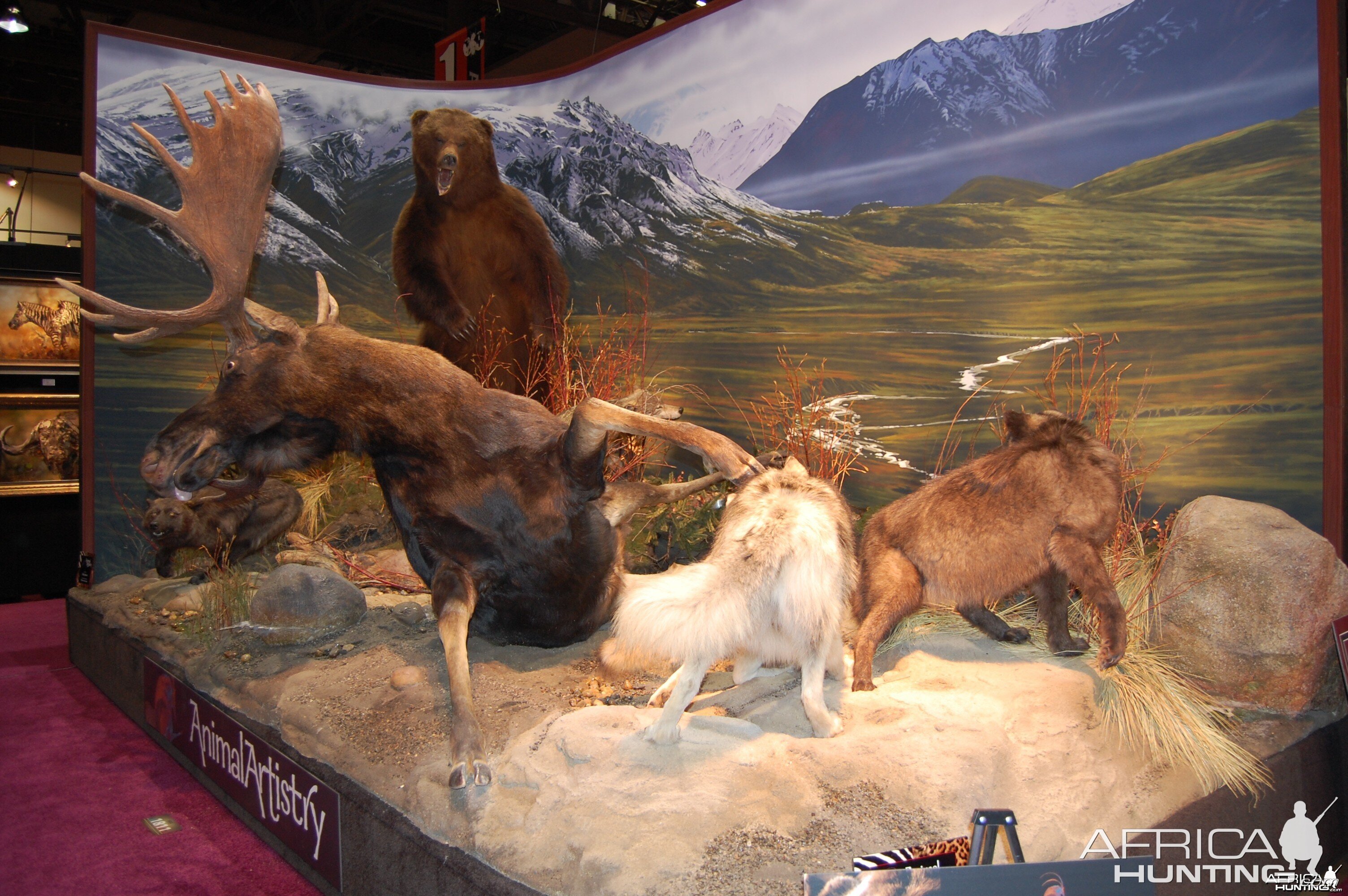 Taxidermy at Safari Club International Convention