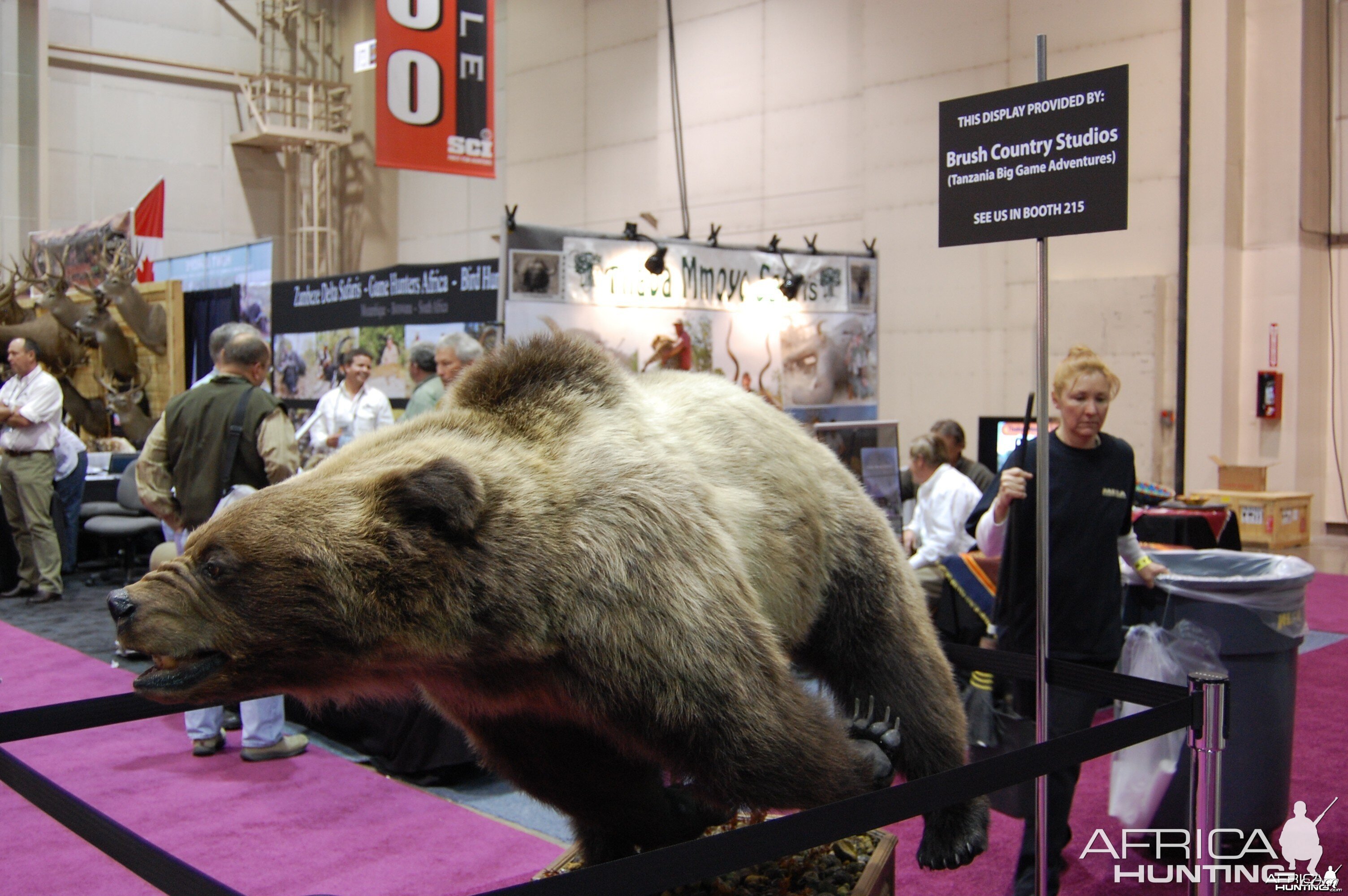 Taxidermy at Safari Club International Convention