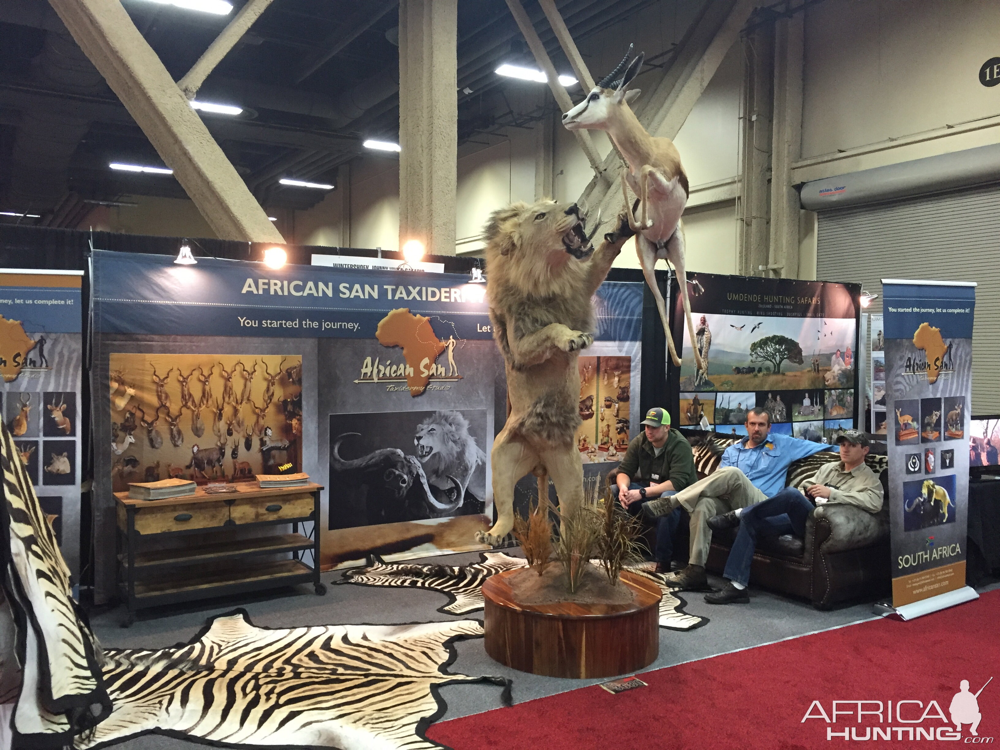 Taxidermy at Safari Club International Convention