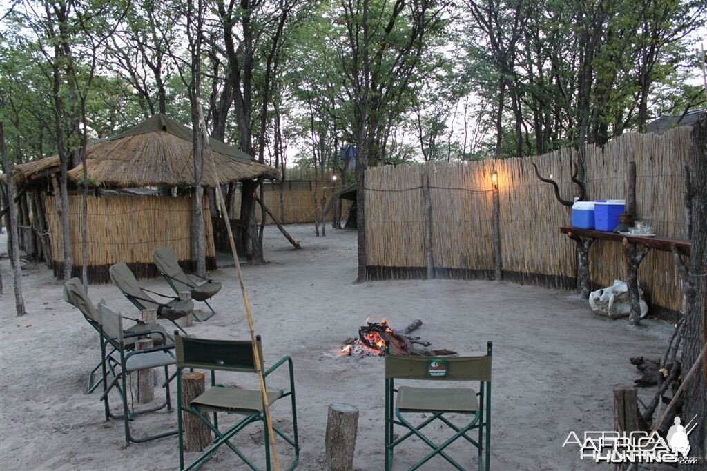 Tented camp in Caprivi Namibia