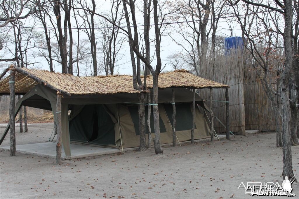 Tented camp in Caprivi Namibia