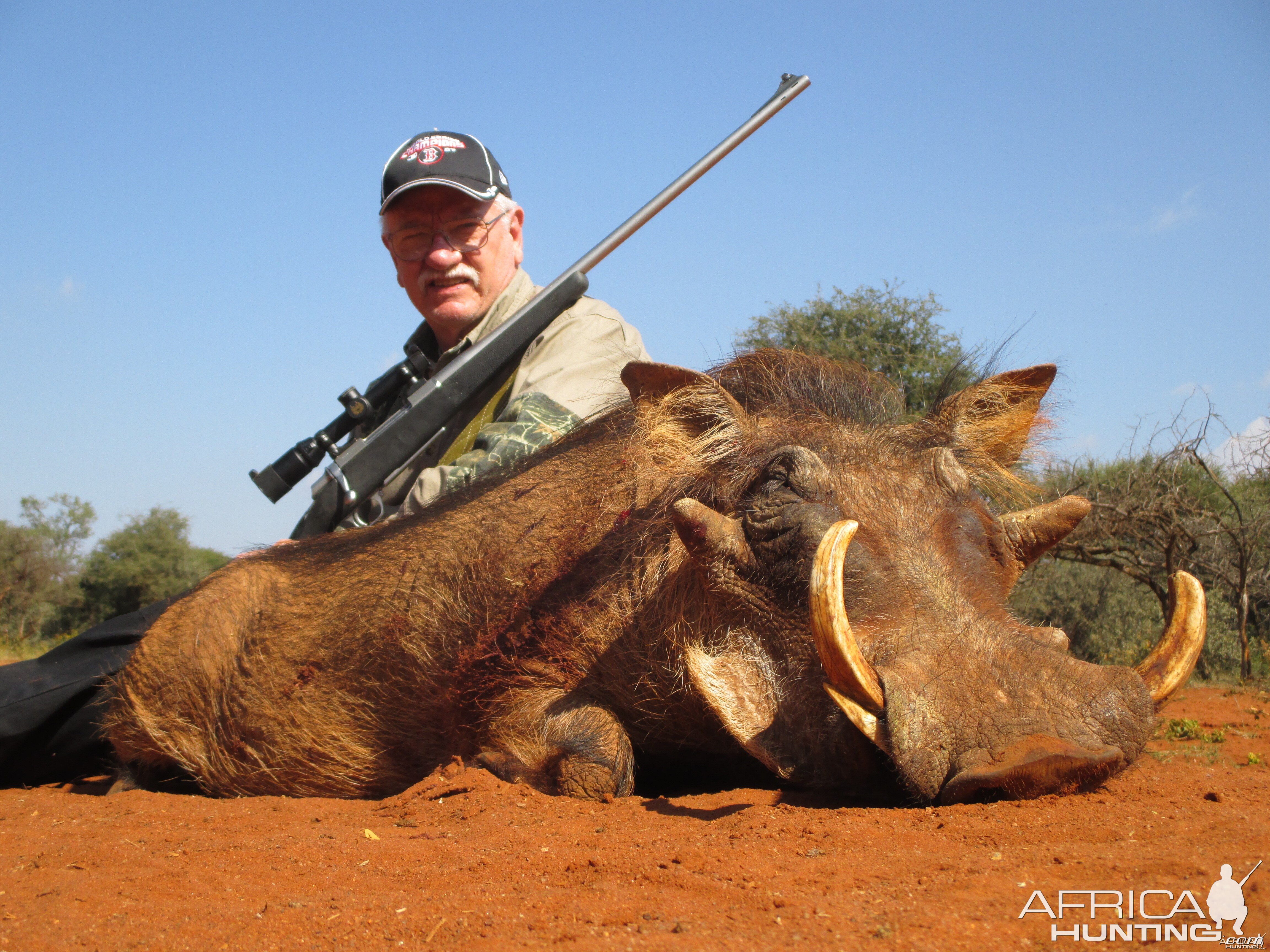 The biggest, meanest warthog of the two I took.