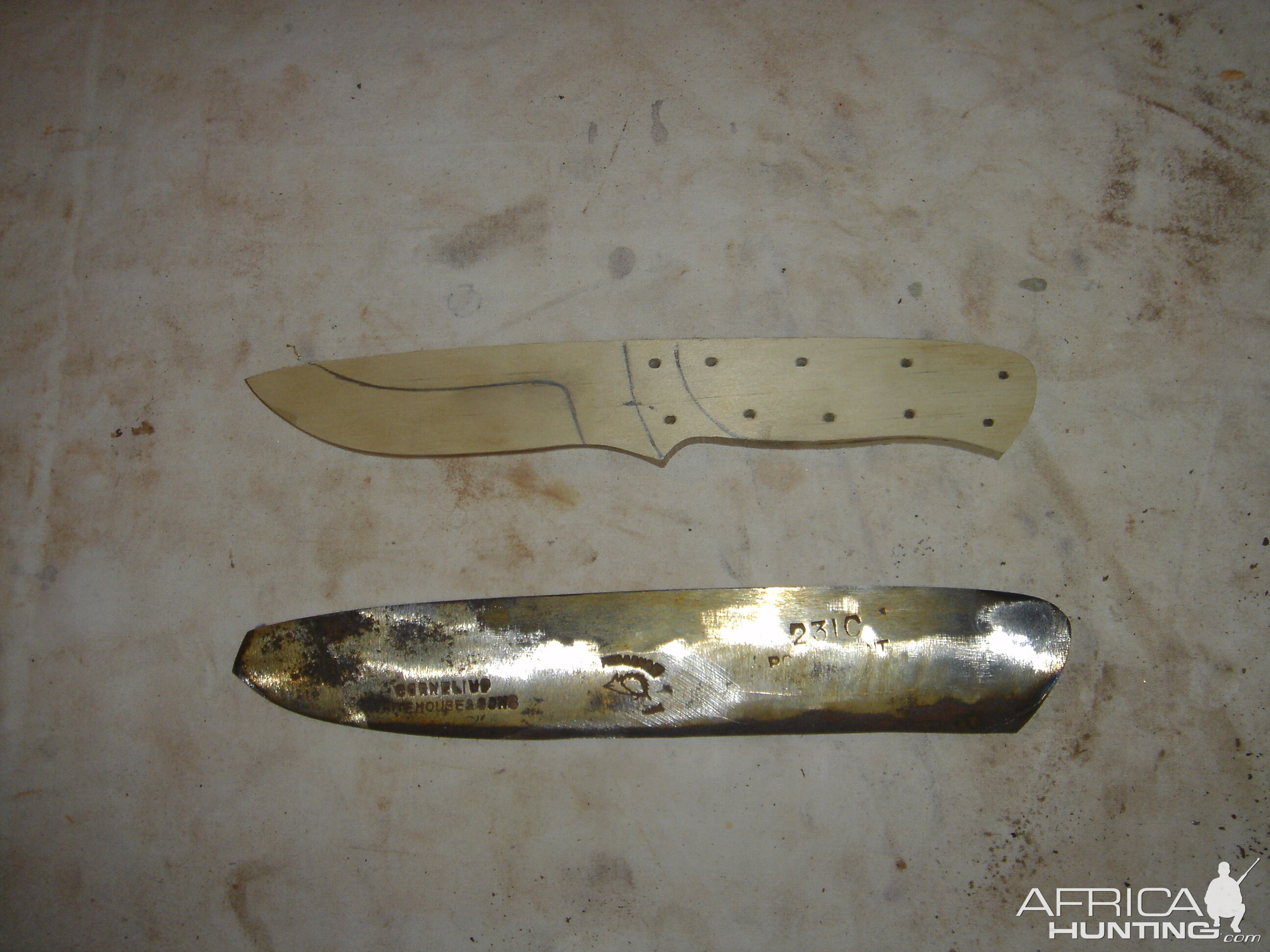 The making of hunting Knife