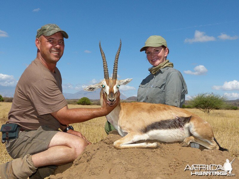 Thompson Gazelle hunt with Wintershoek Johnny Vivier Safaris