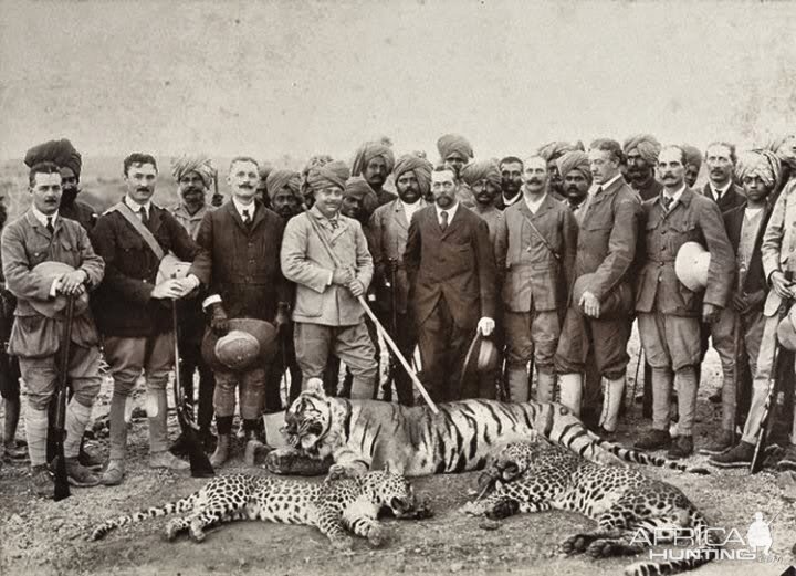Tiger Hunting,George V, Prince of Wales in 1906