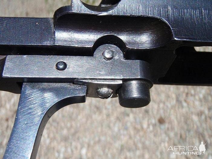 Trigger of Mauser 98 M35 7x57 Rifle