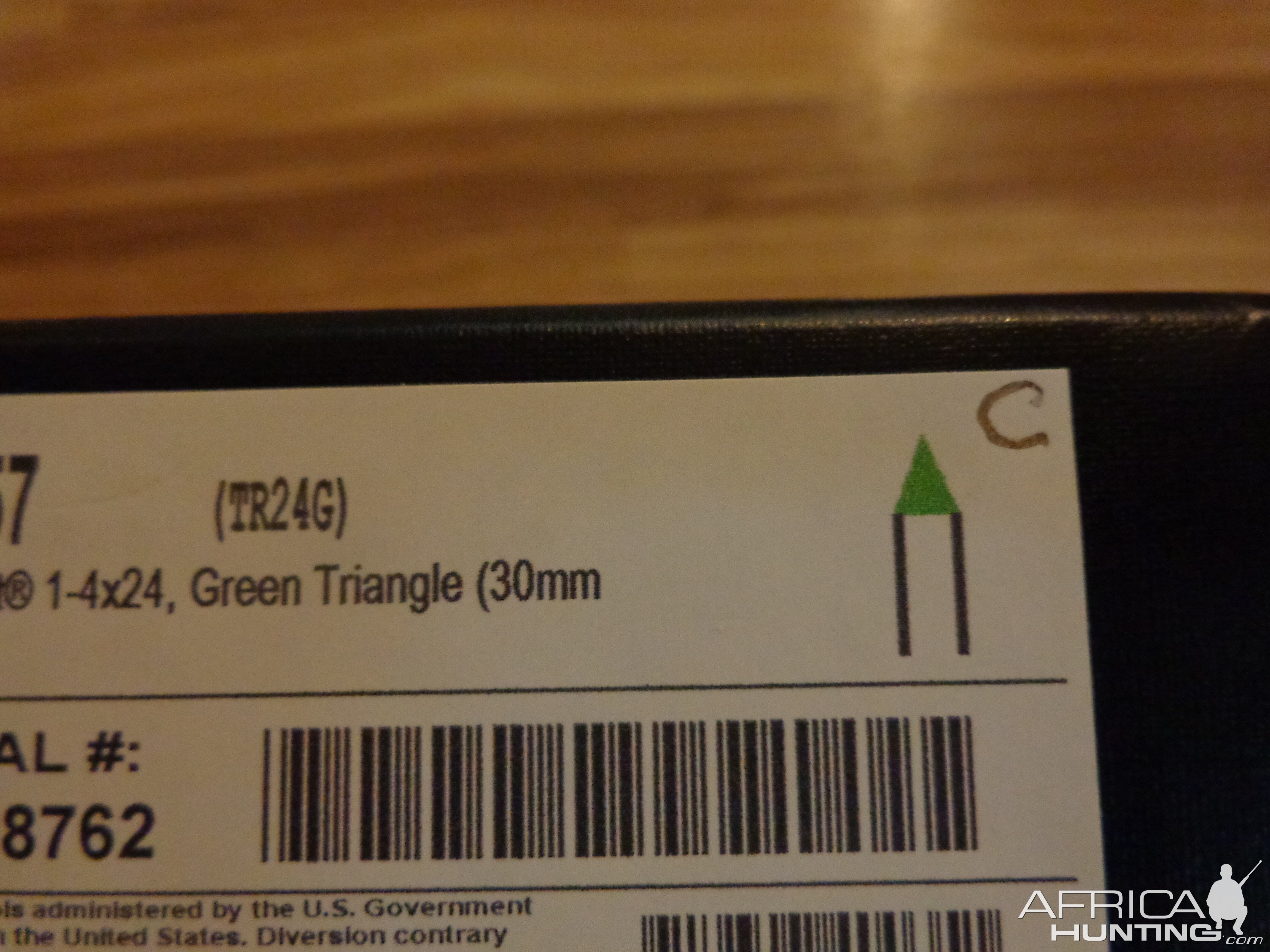 Trijicon AccuPoint 1-4x24 Green Post Reticle