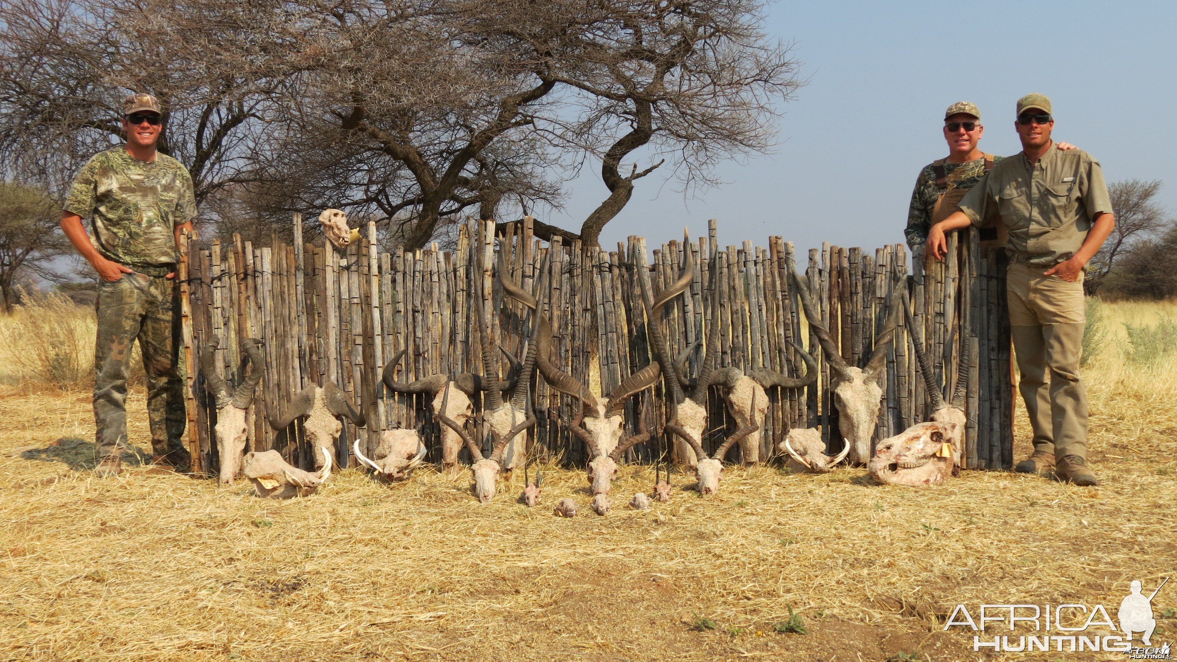 Trophies hunted with Ozondjahe Hunting Safaris in Namibia