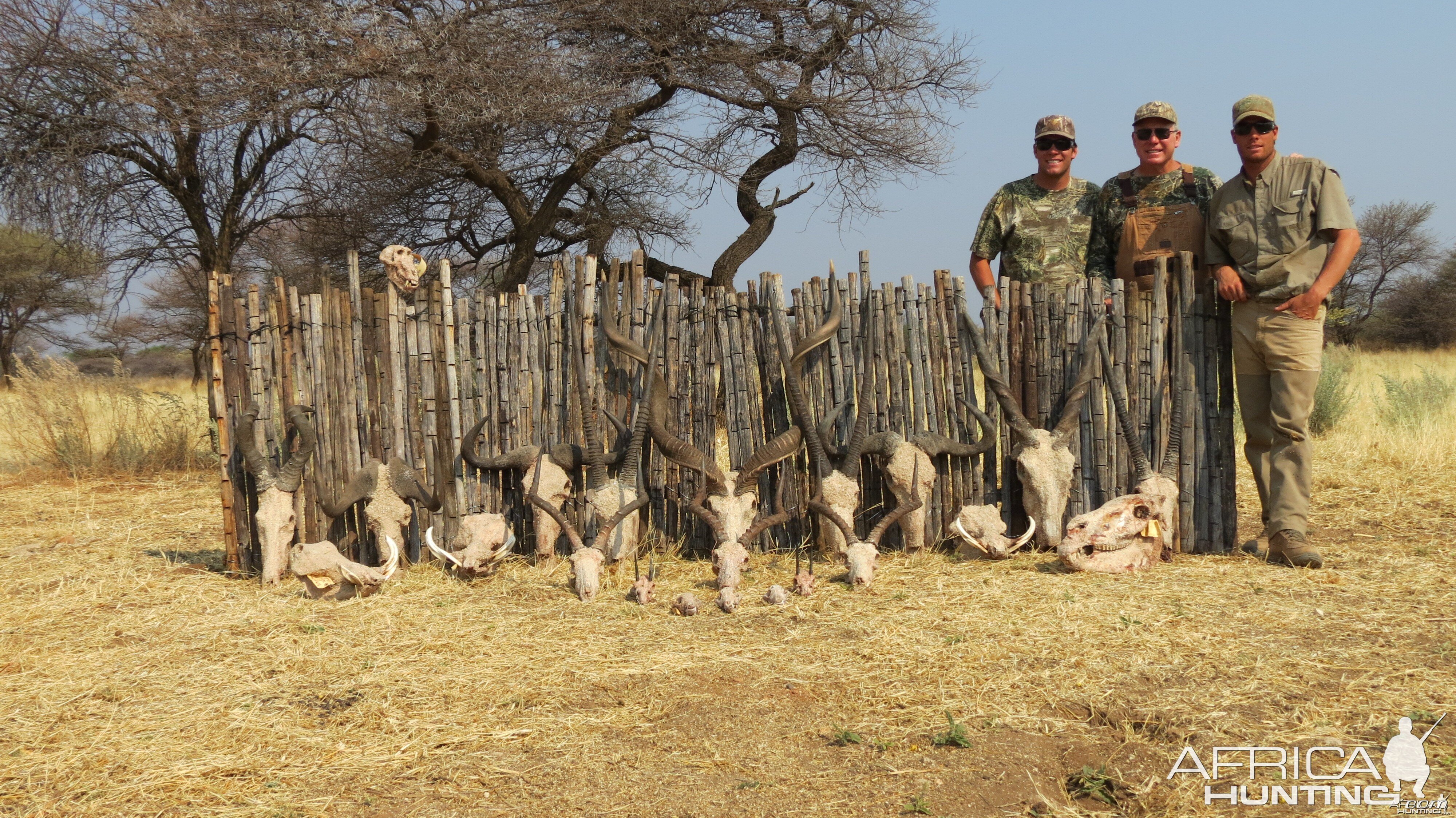 Trophies hunted with Ozondjahe Hunting Safaris in Namibia