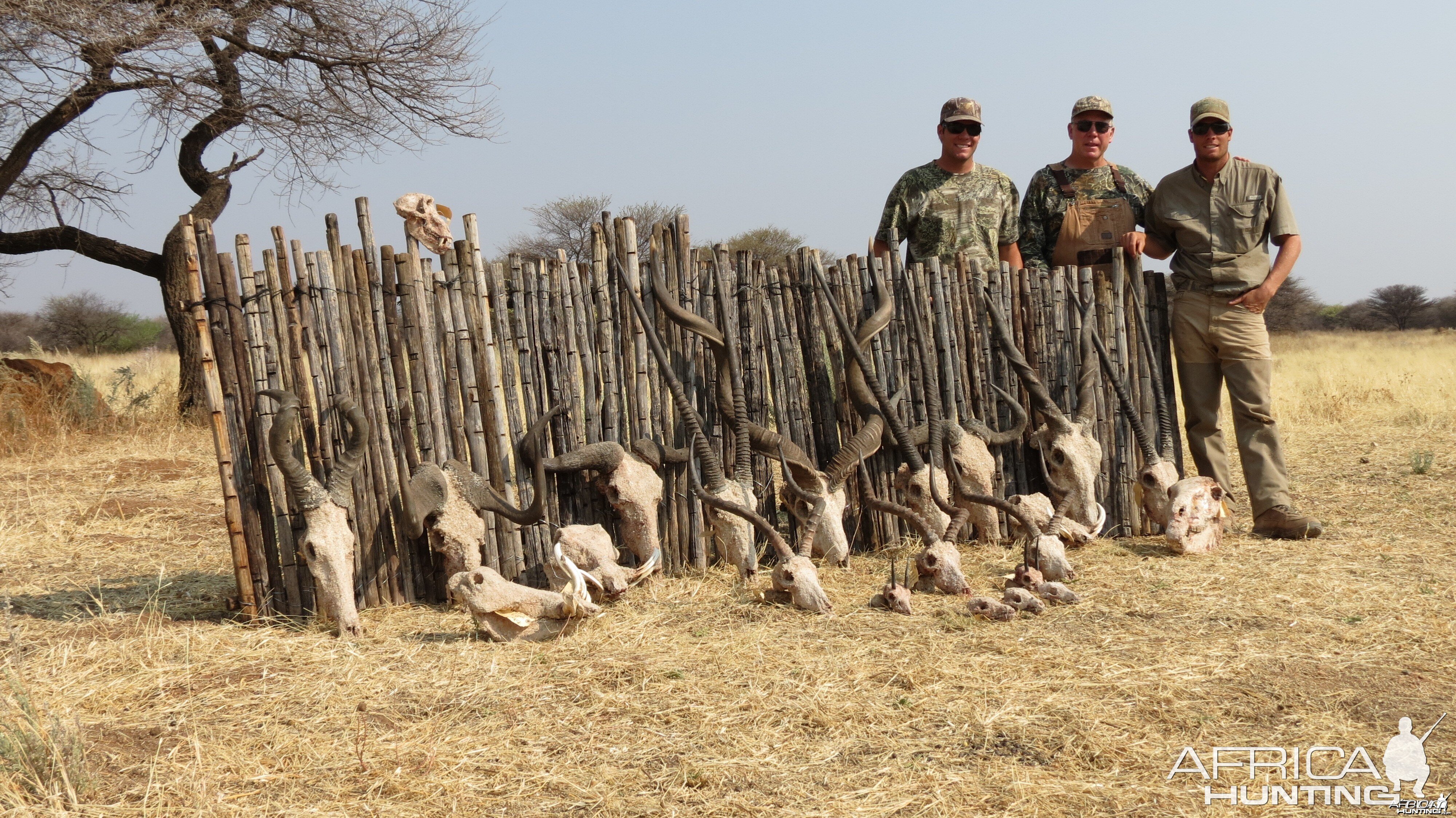 Trophies hunted with Ozondjahe Hunting Safaris in Namibia