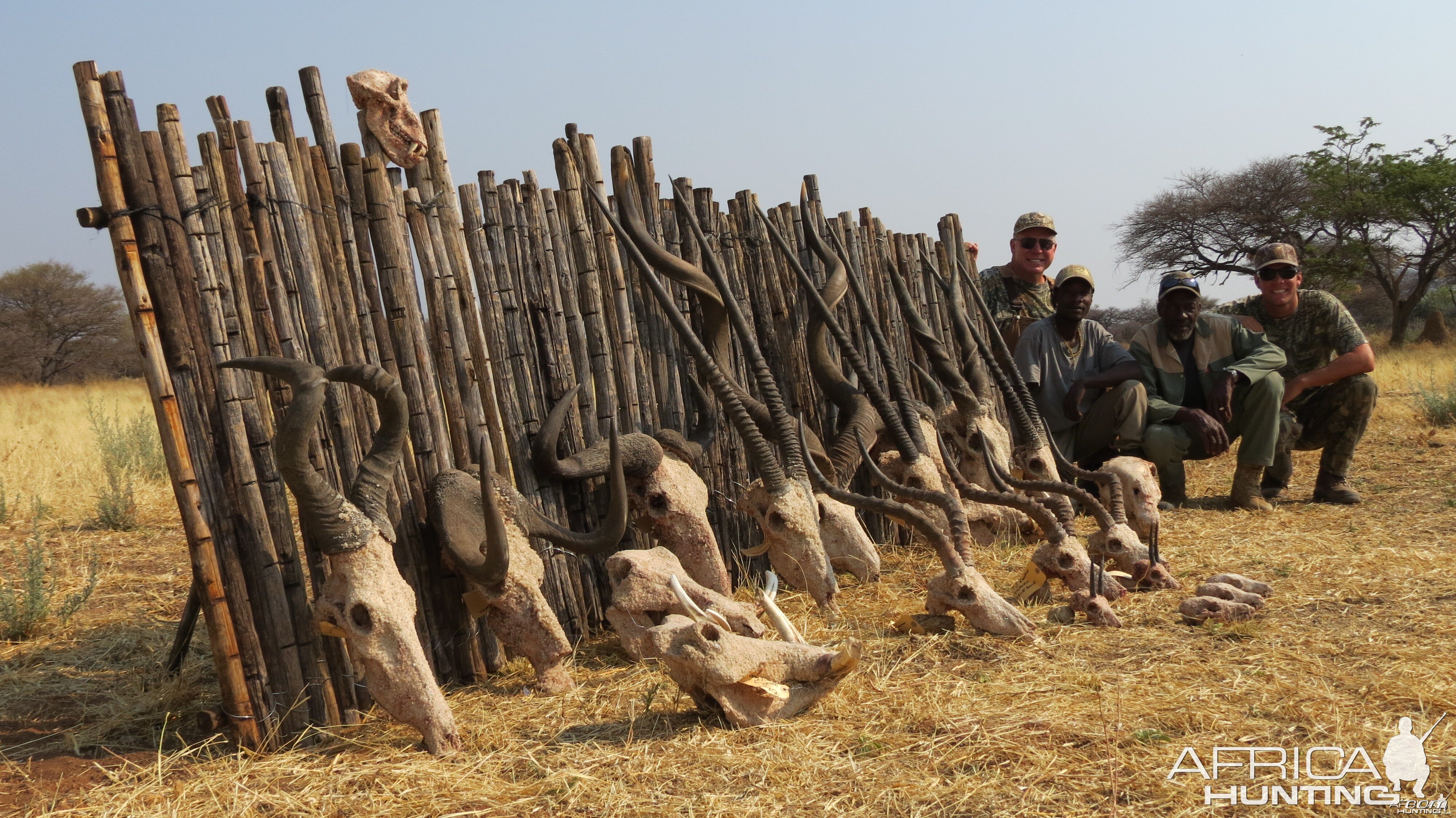 Trophies hunted with Ozondjahe Hunting Safaris in Namibia