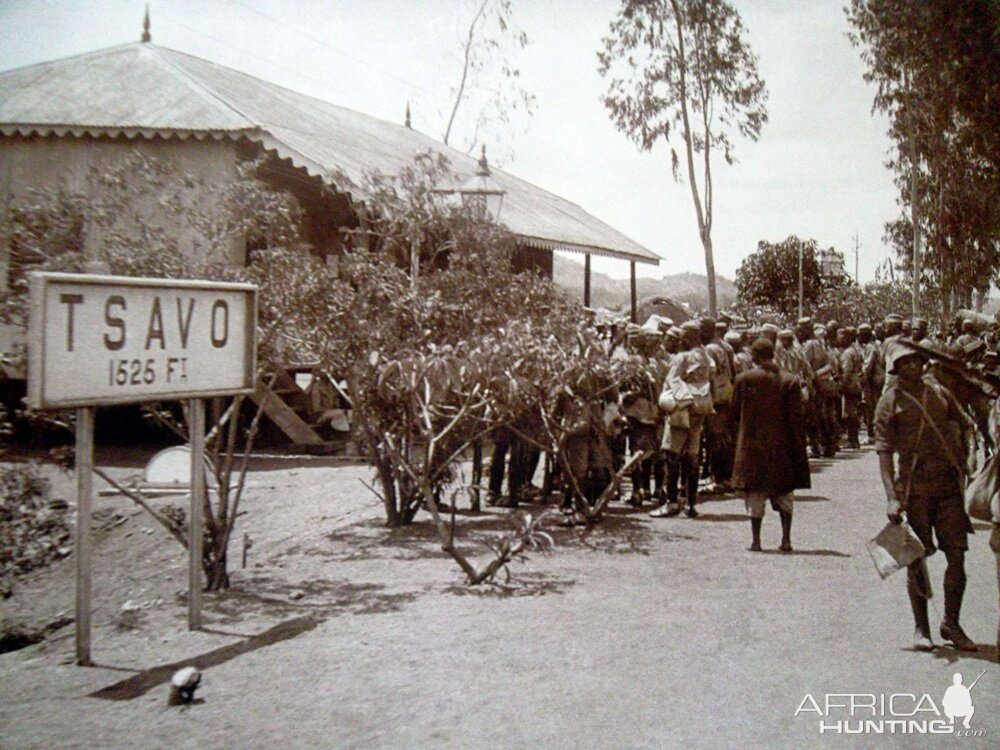 Tsavo Railway Station Kenya