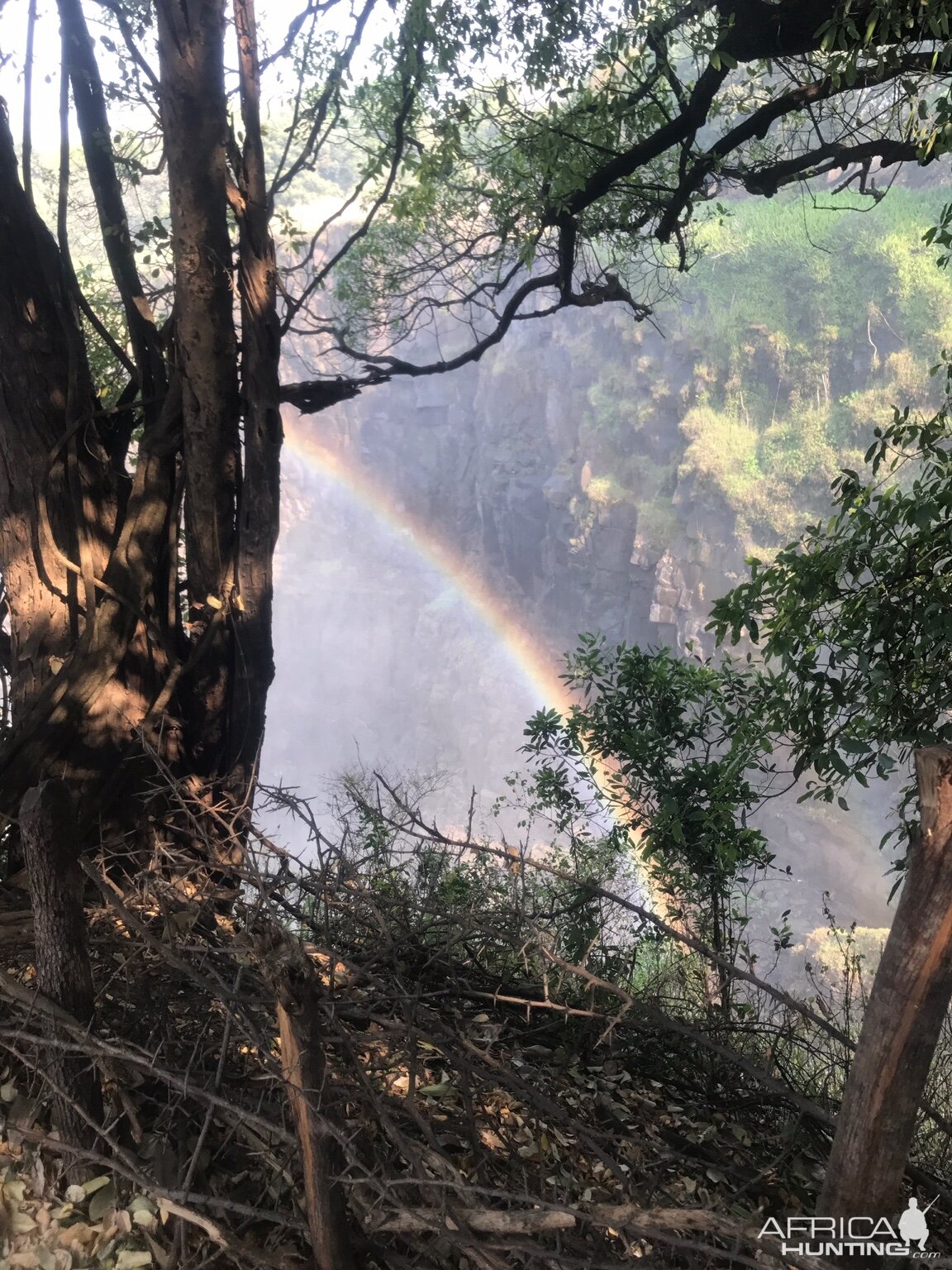 Victoria Falls rainbow