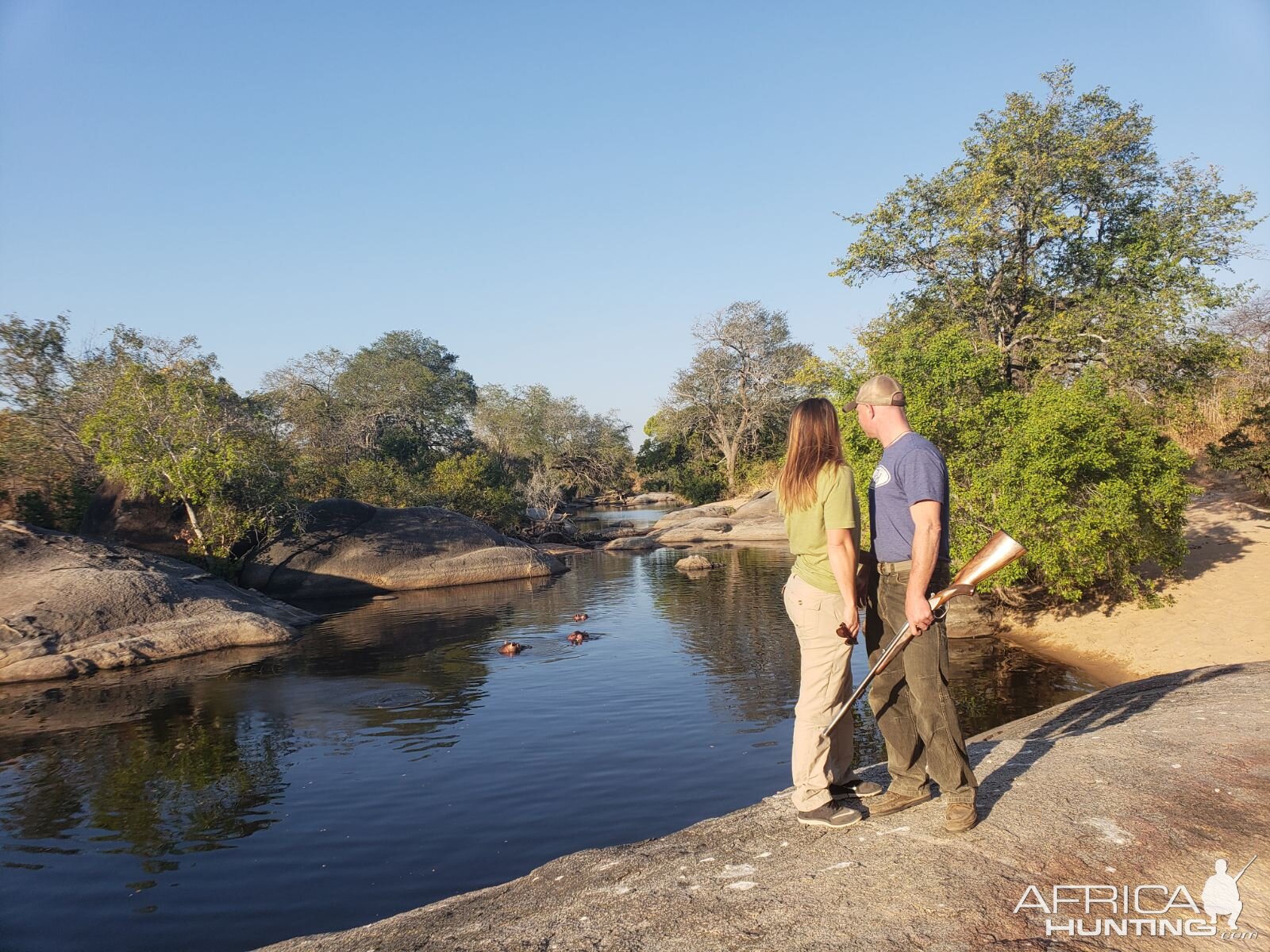 Viewing Hippo's Tanzania