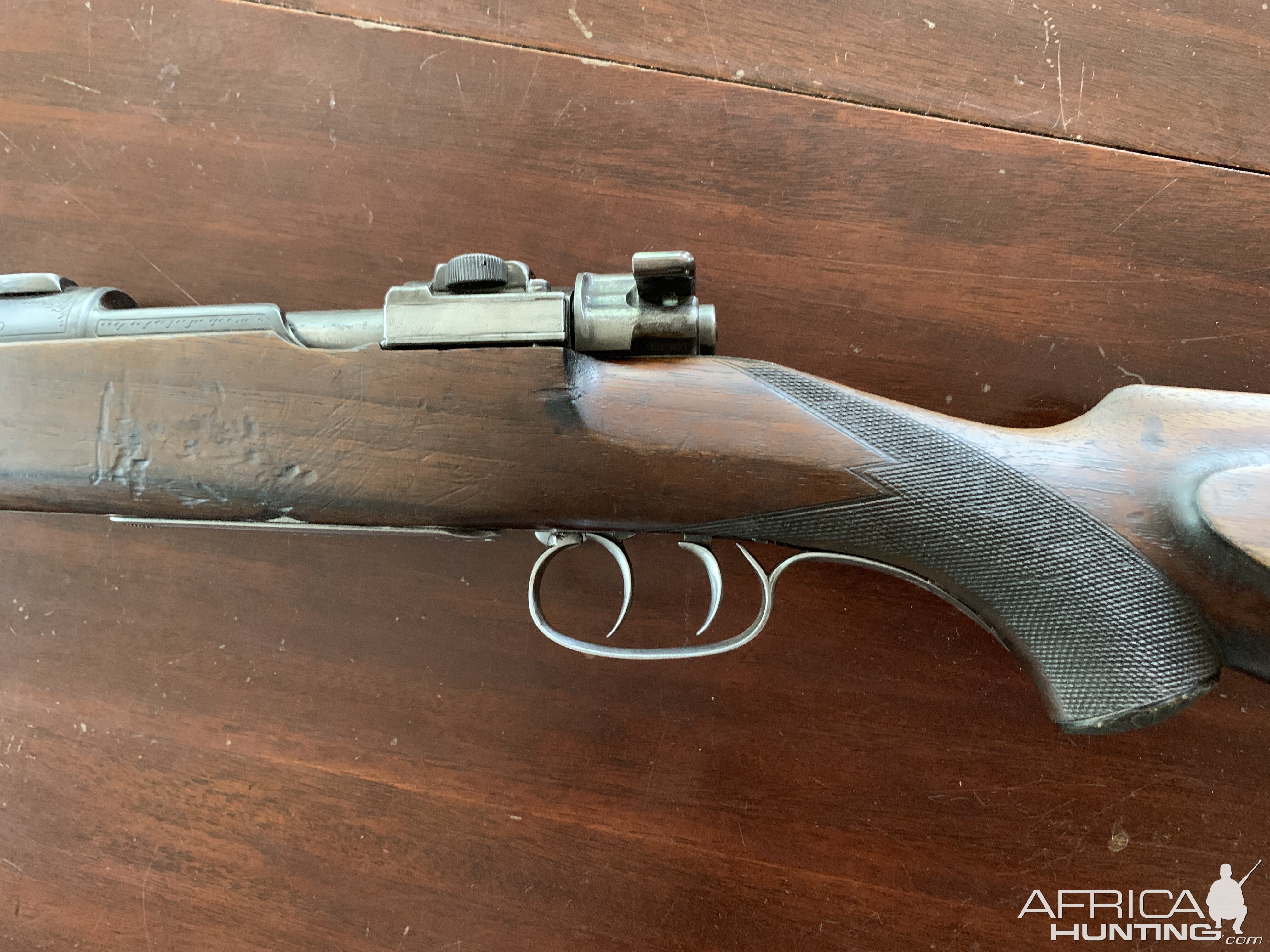 Vintage Sporting Mauser Rifle