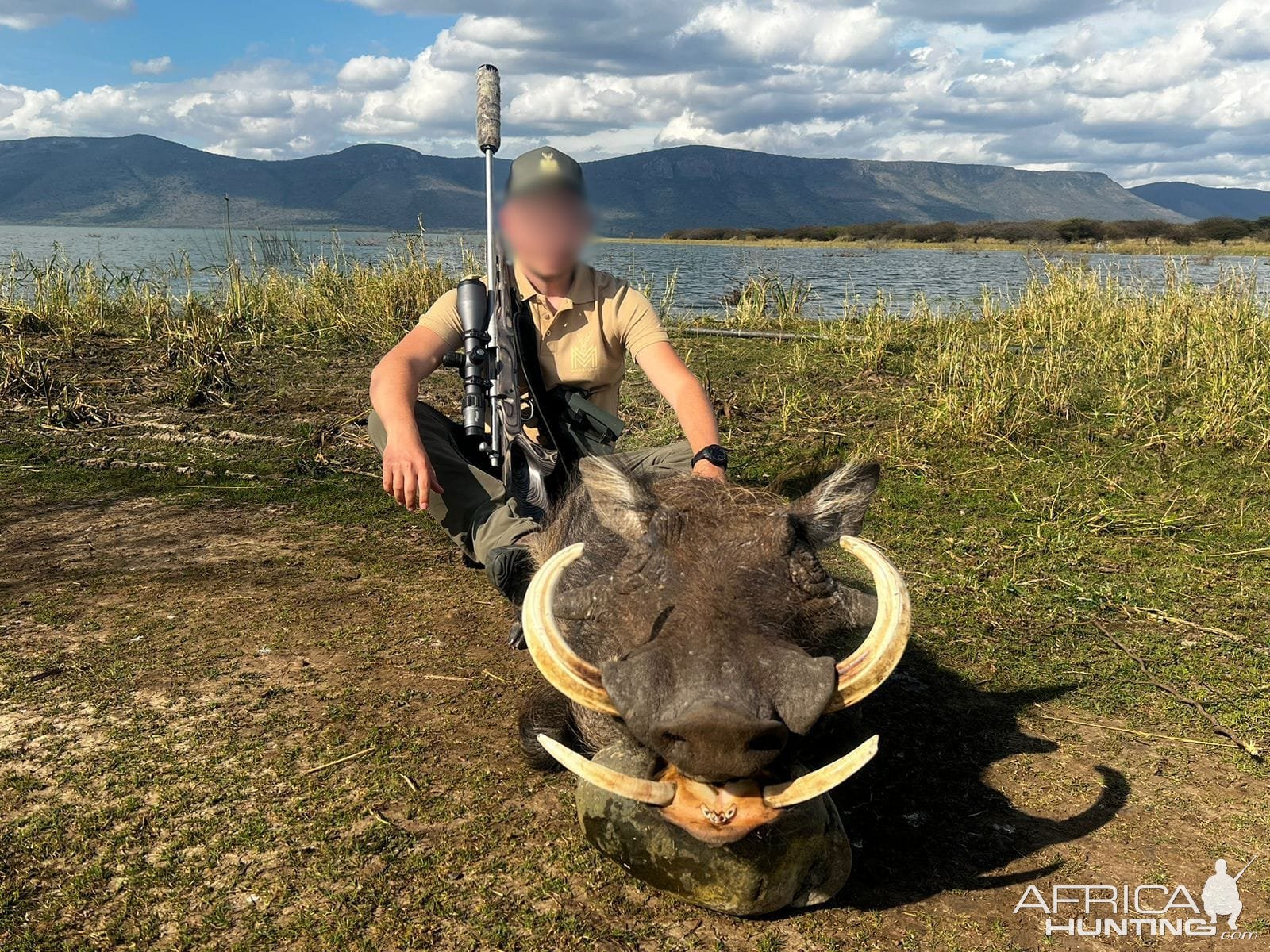 Warthog Hunt Mkuze KwaZulu-Natal South Africa