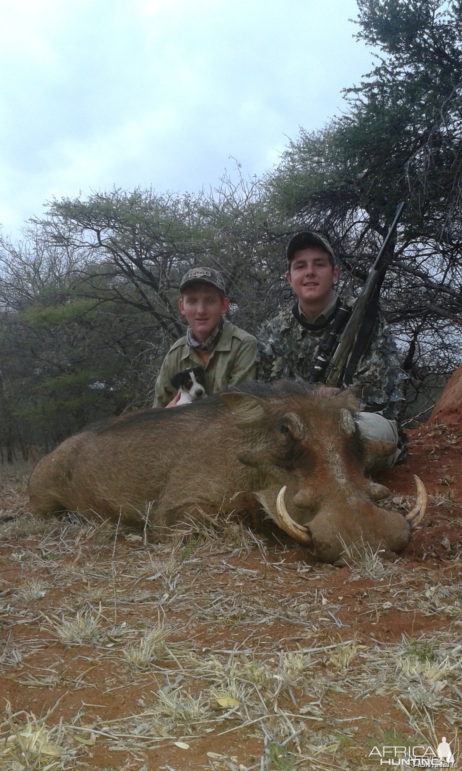 warthog shot by a friend